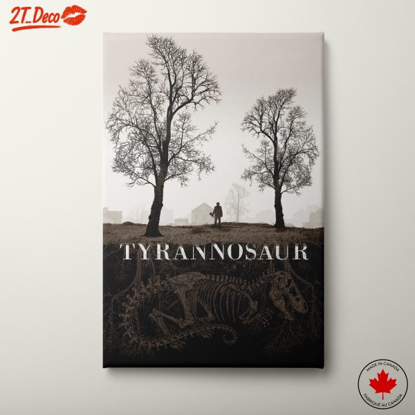 Surreal Abstract Landscape with Tyrannosaurus