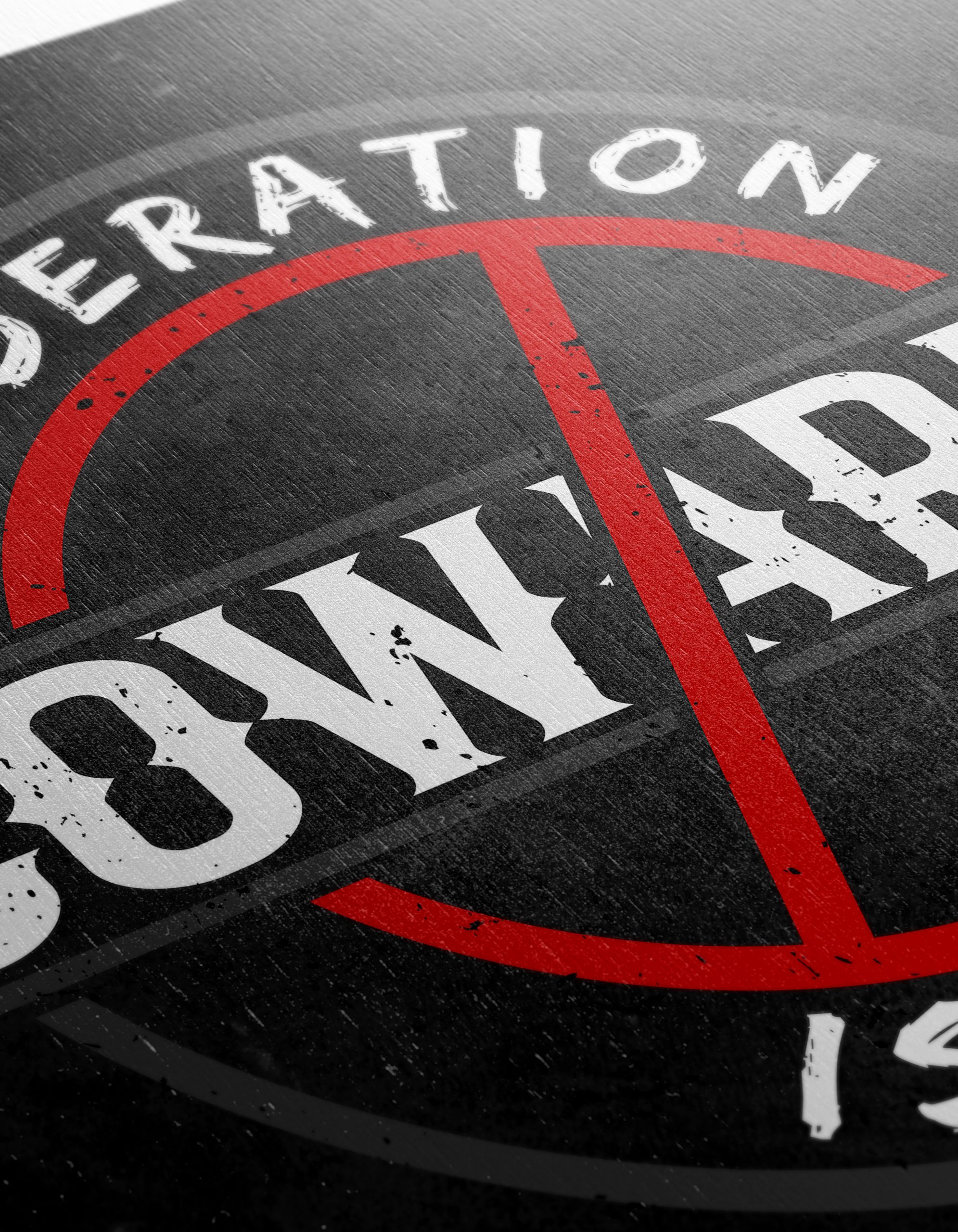 No Moderation Cowards Typography Art - Image 12