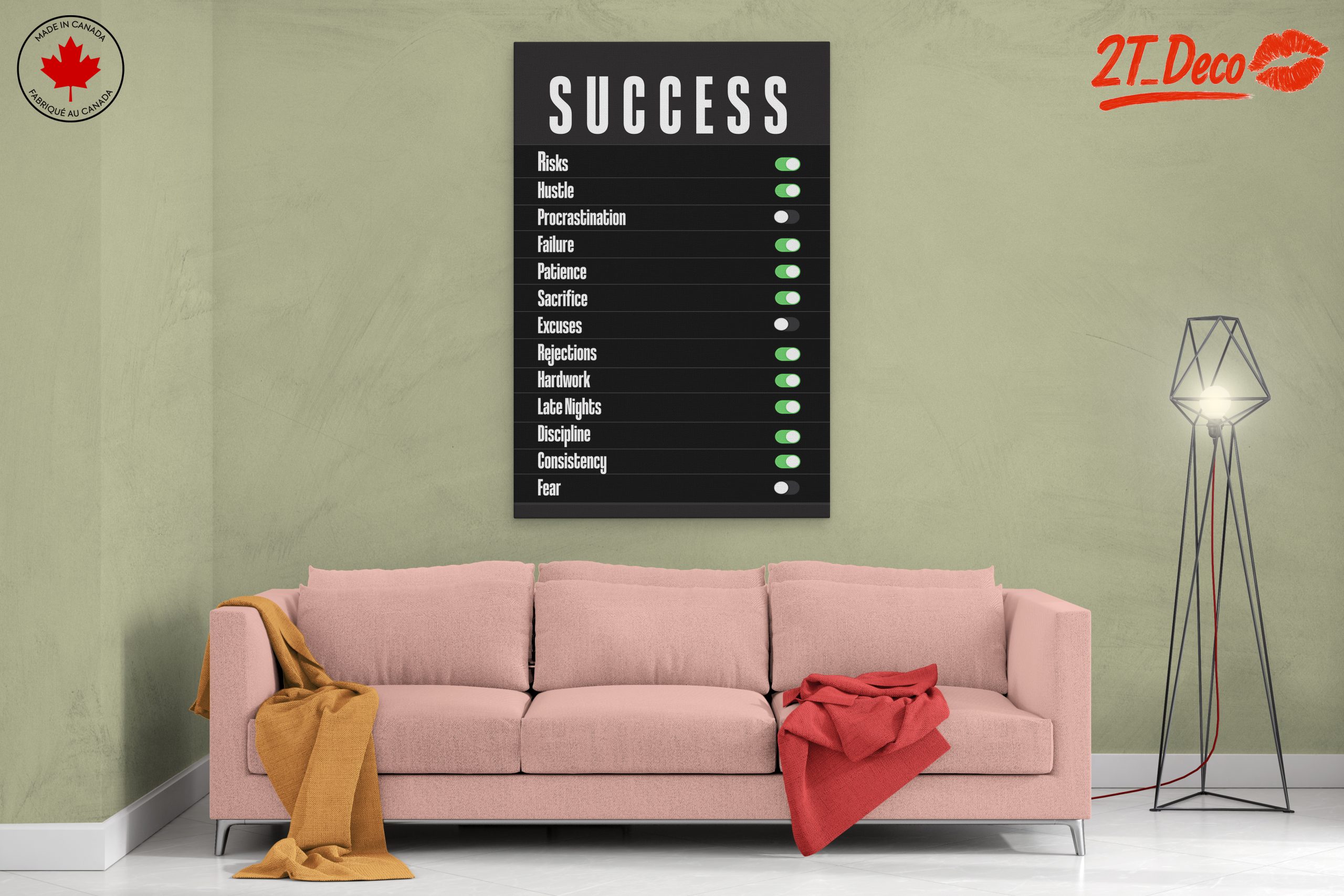 Inspirational Success Motivational Artwork - Image 2