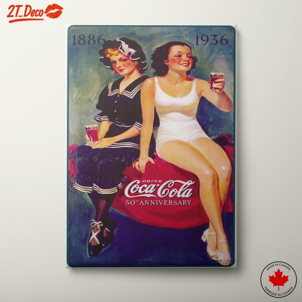 Coca-Cola Vintage 50th Anniversary Artwork