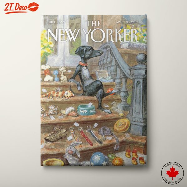 The New Yorker Cover Art Featuring a Dog