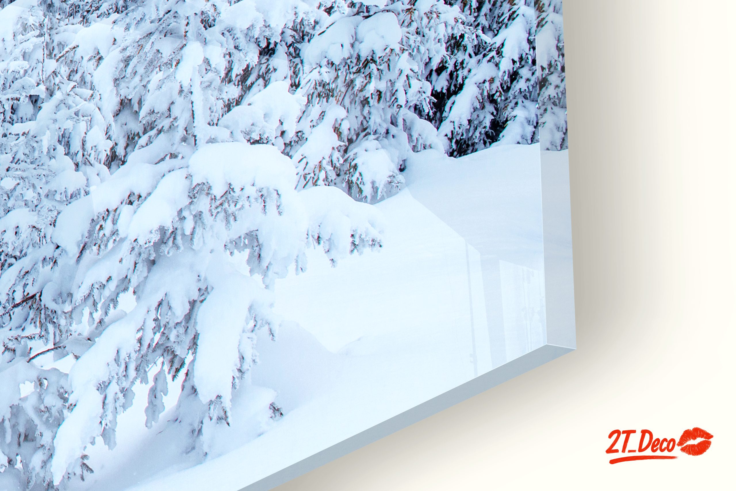 Serene Winter Landscape with Snow-Covered Forest - Image 9