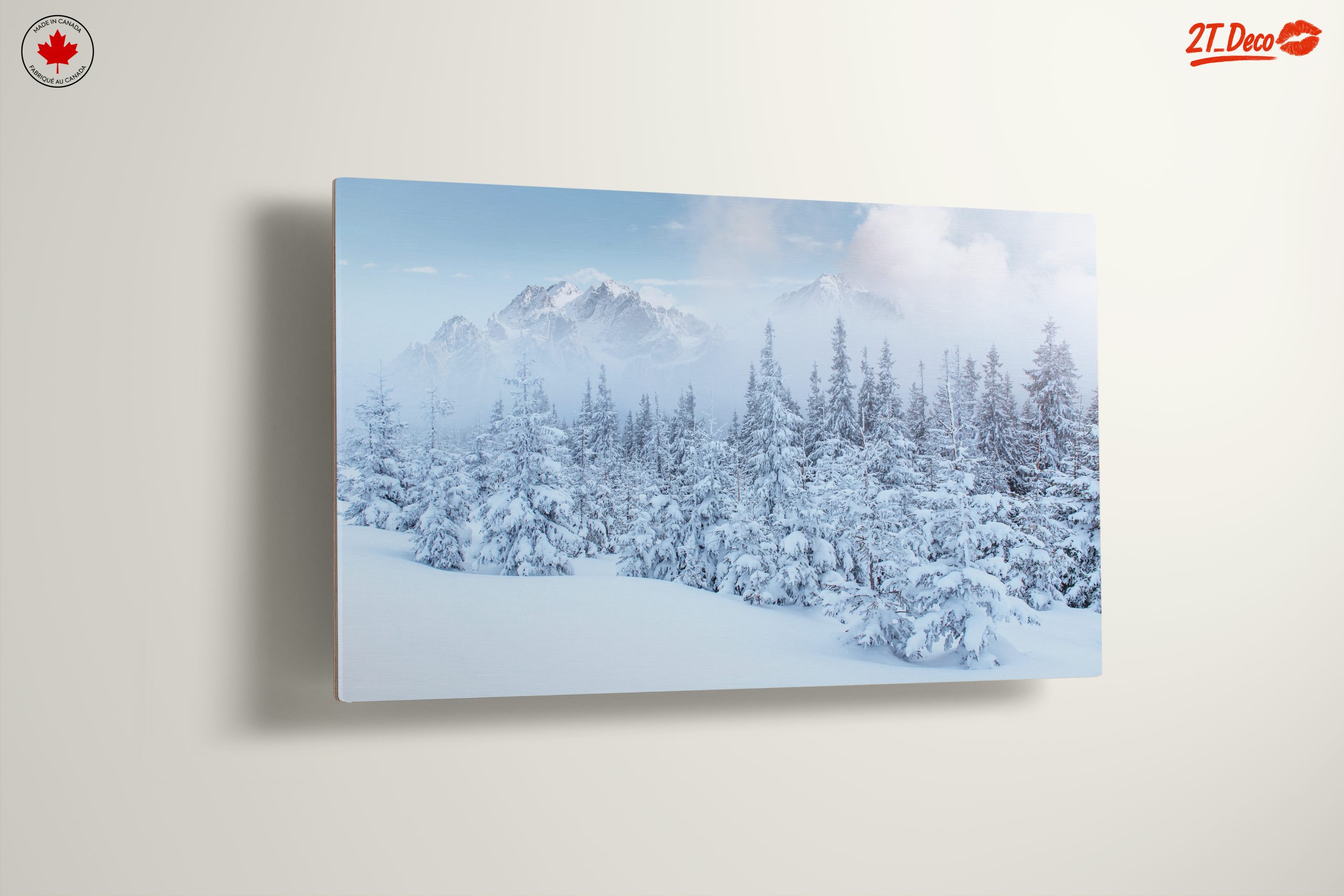 Serene Winter Landscape with Snow-Covered Forest - Image 13