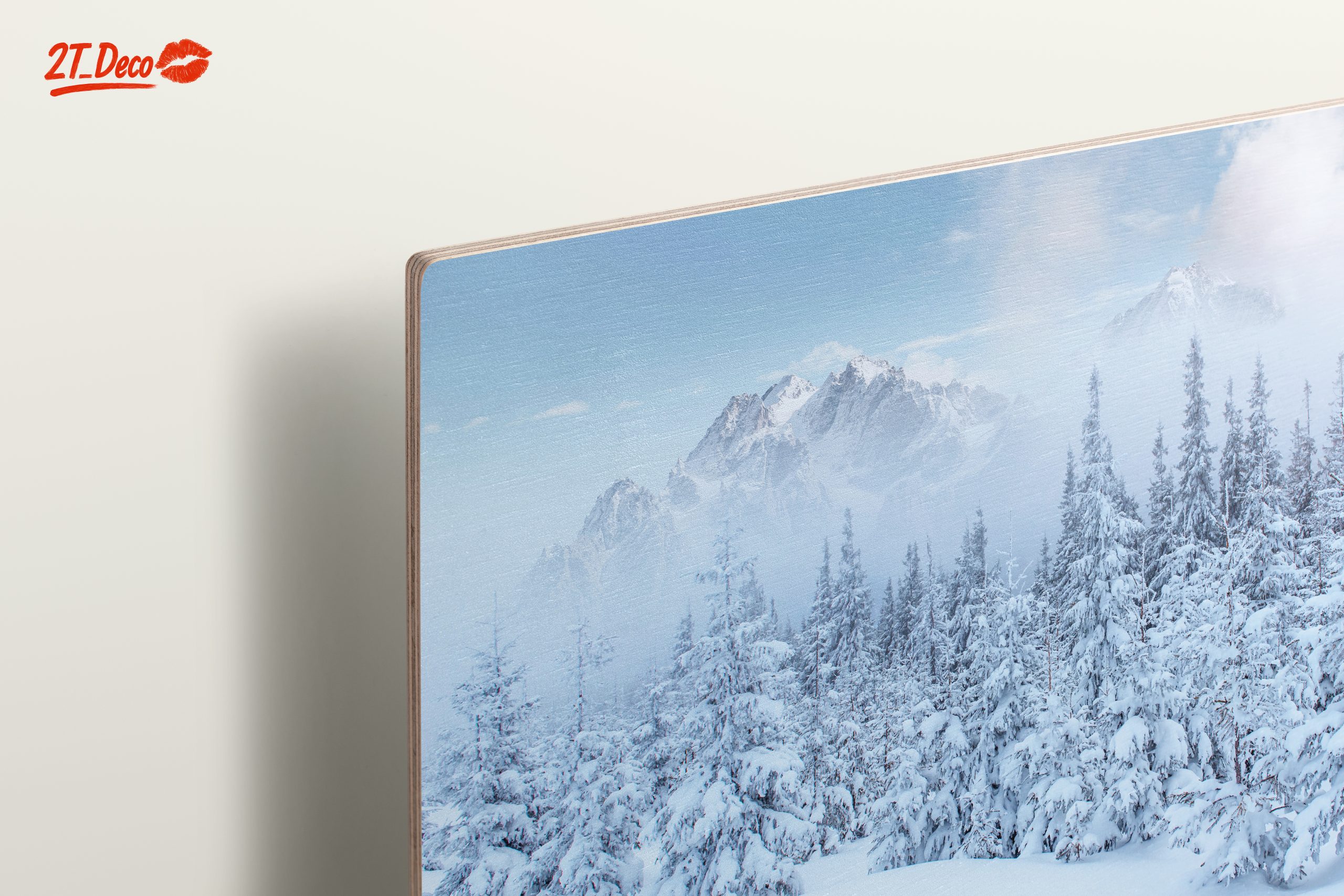 Serene Winter Landscape with Snow-Covered Forest - Image 15
