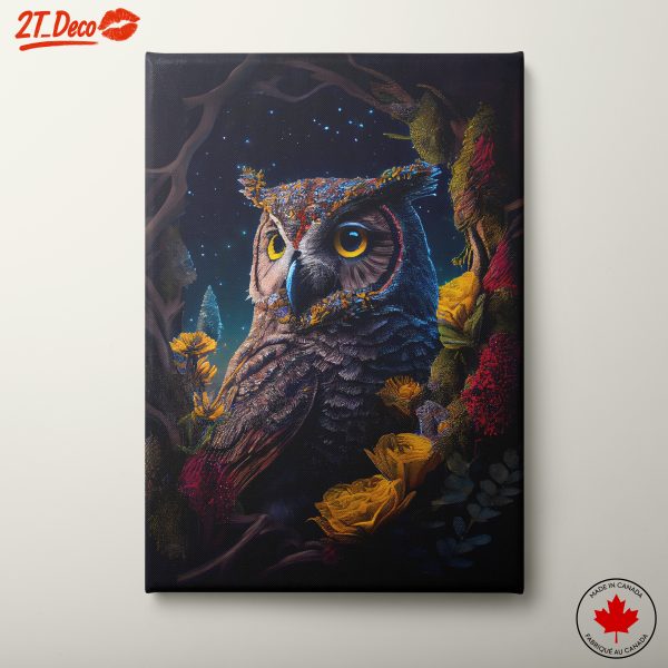 Colorful Owl Wall Art