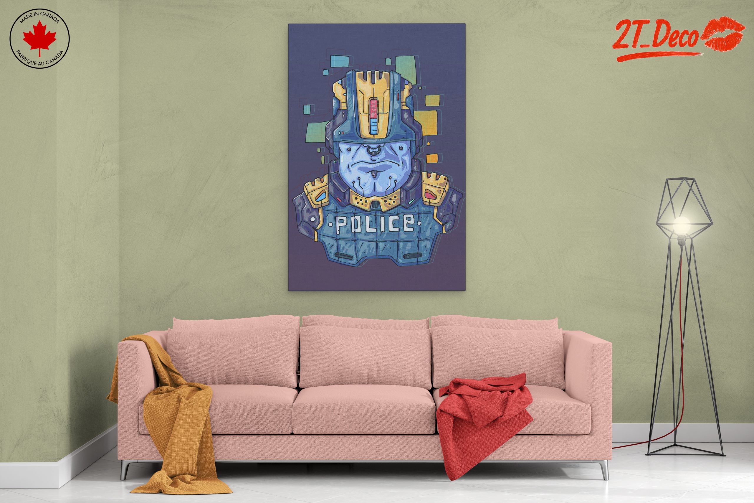 Futuristic Police Character Art - Image 2
