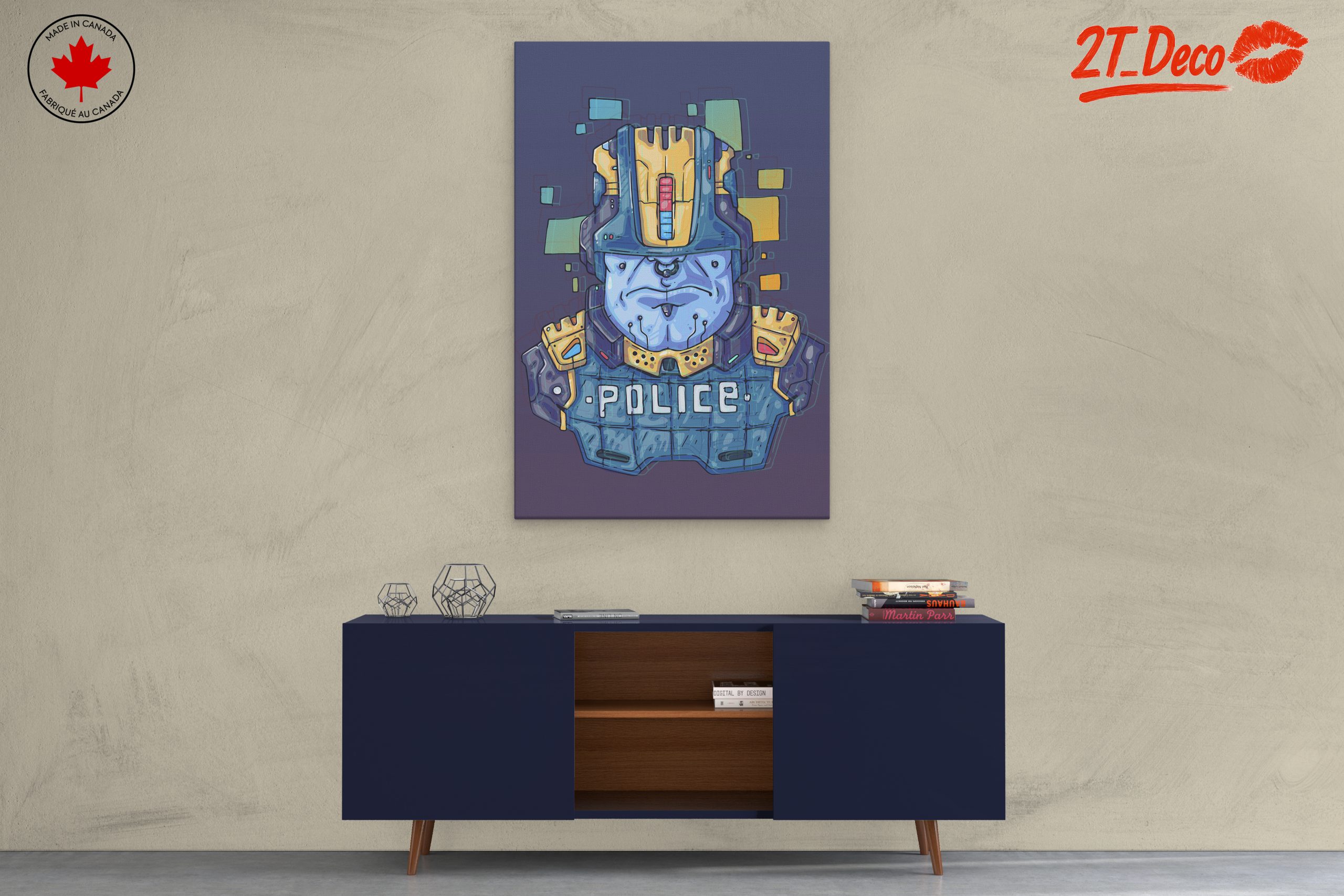 Futuristic Police Character Art - Image 3