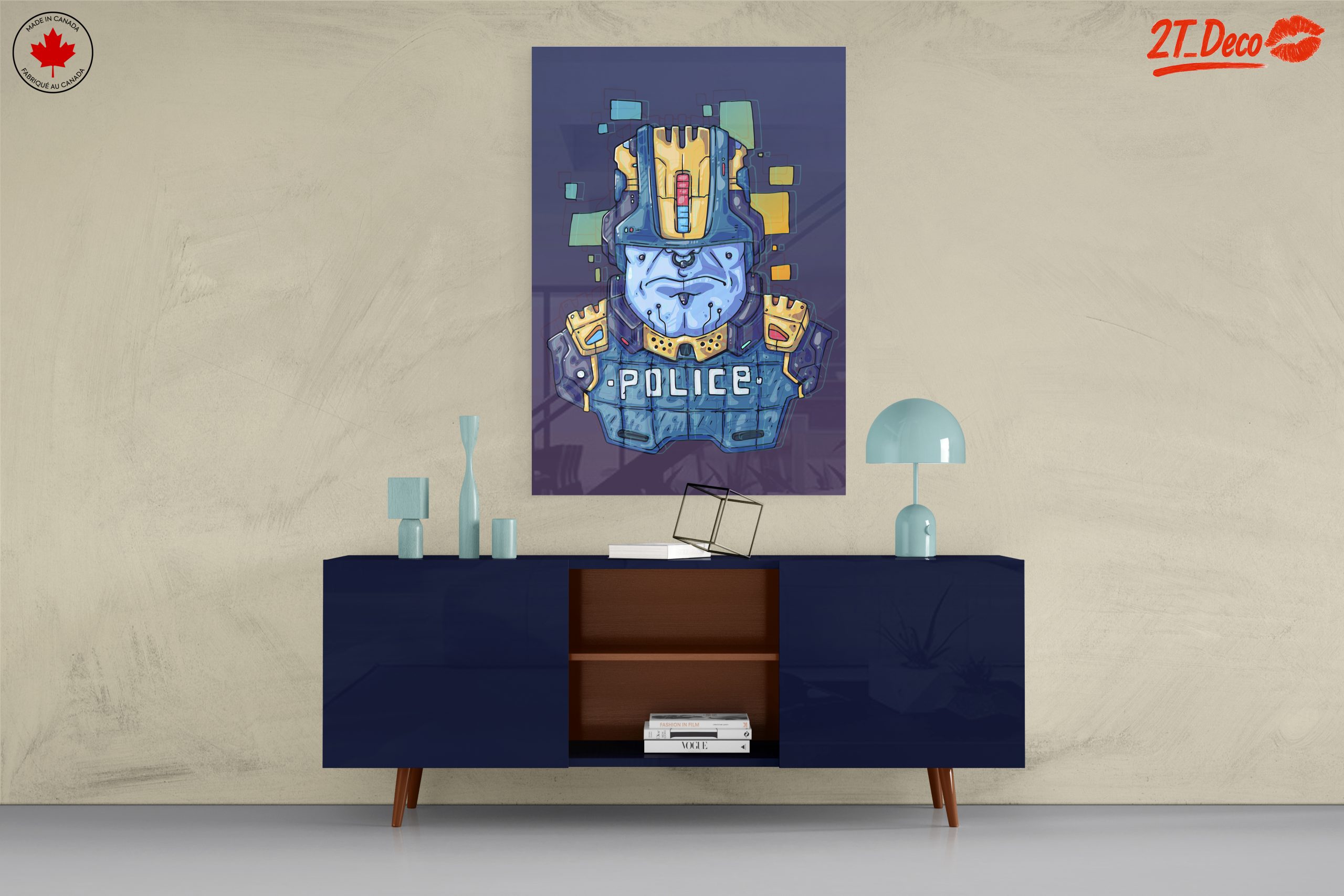 Futuristic Police Character Art - Image 8