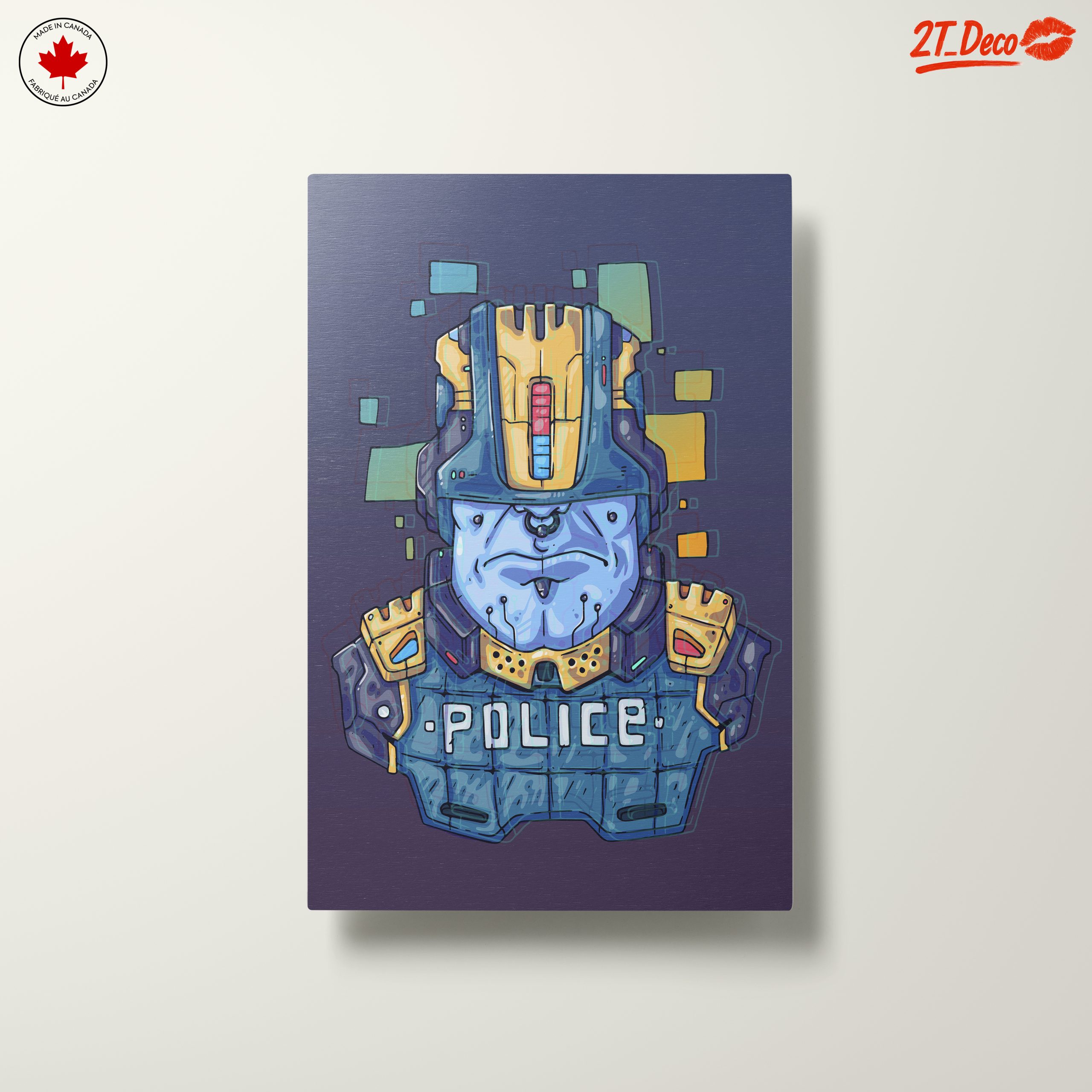 Futuristic Police Character Art - Image 10