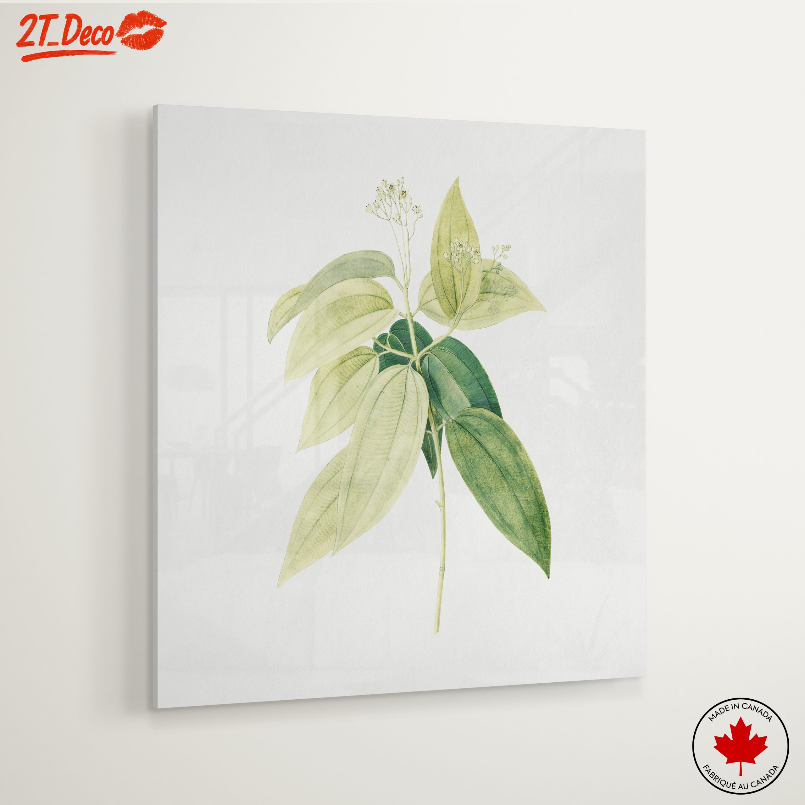 Delicate Botanical Leaf Artwork - Image 6