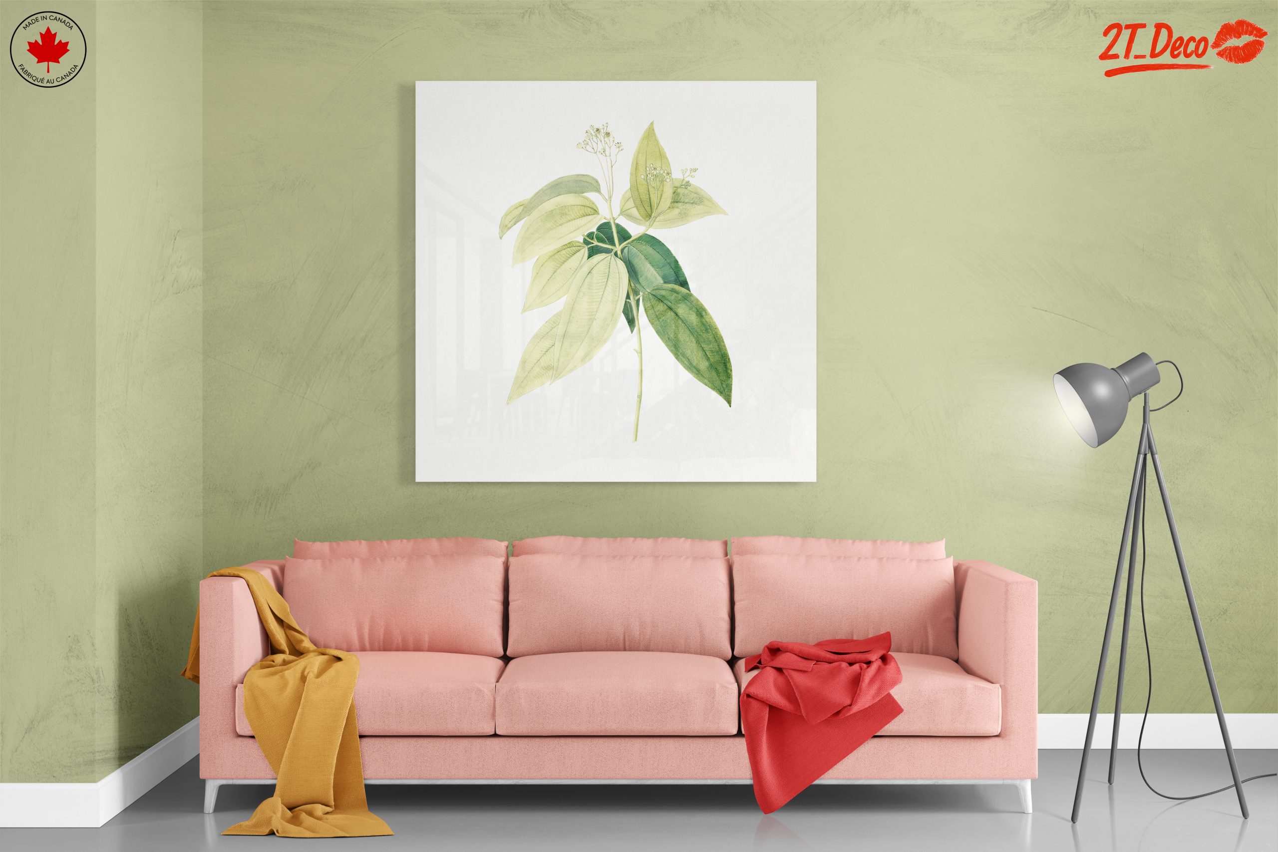 Delicate Botanical Leaf Artwork - Image 7