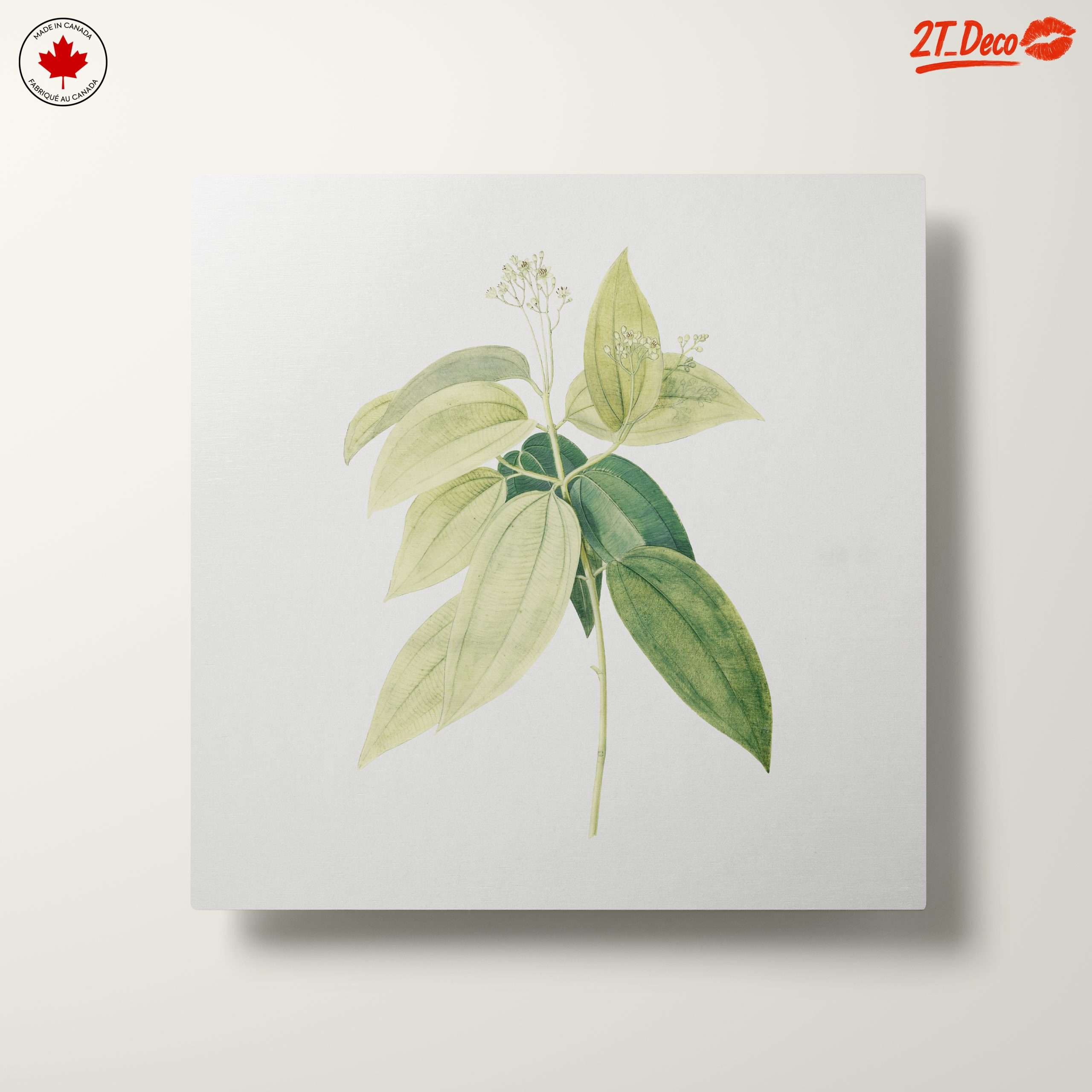 Delicate Botanical Leaf Artwork - Image 10