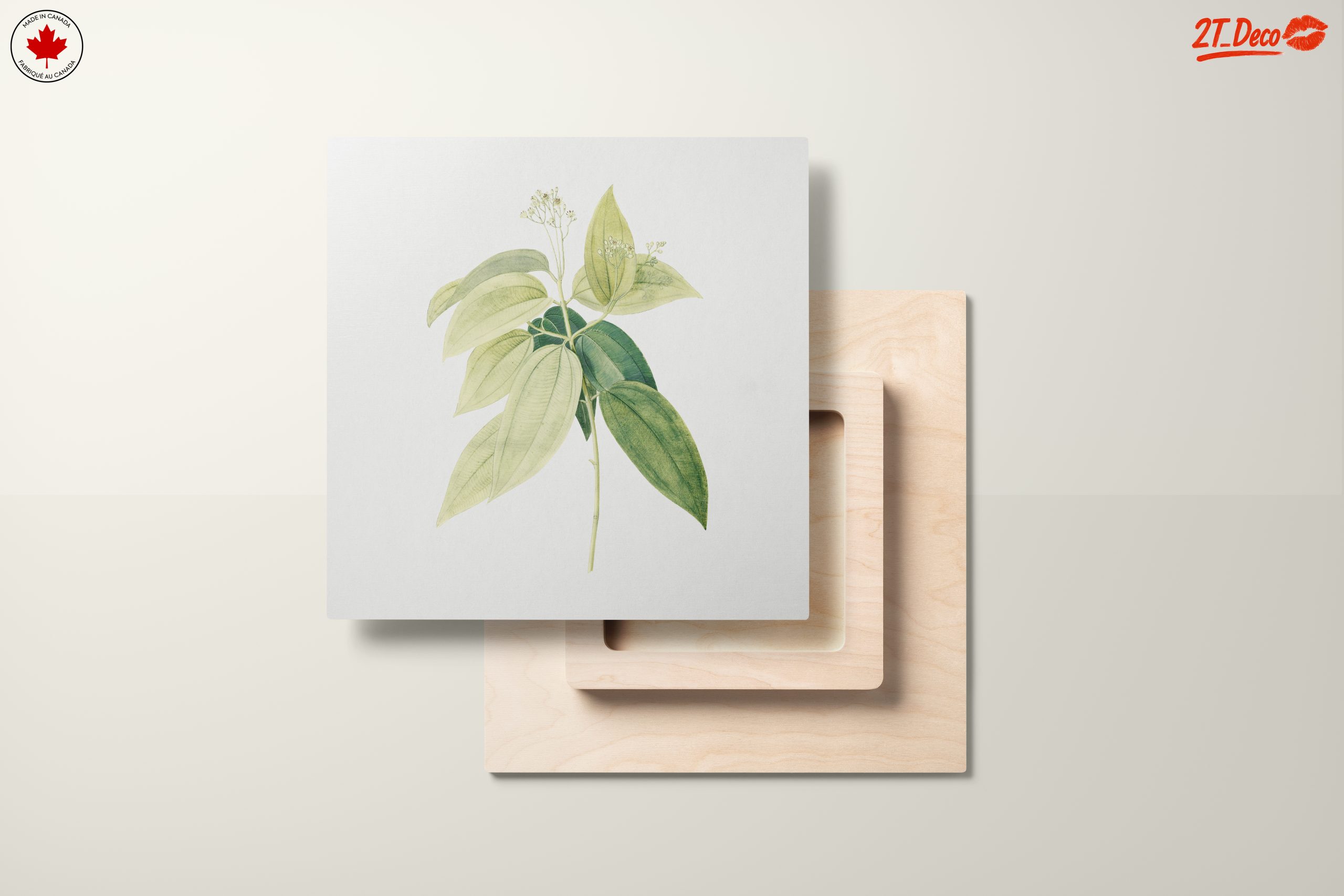 Delicate Botanical Leaf Artwork - Image 11
