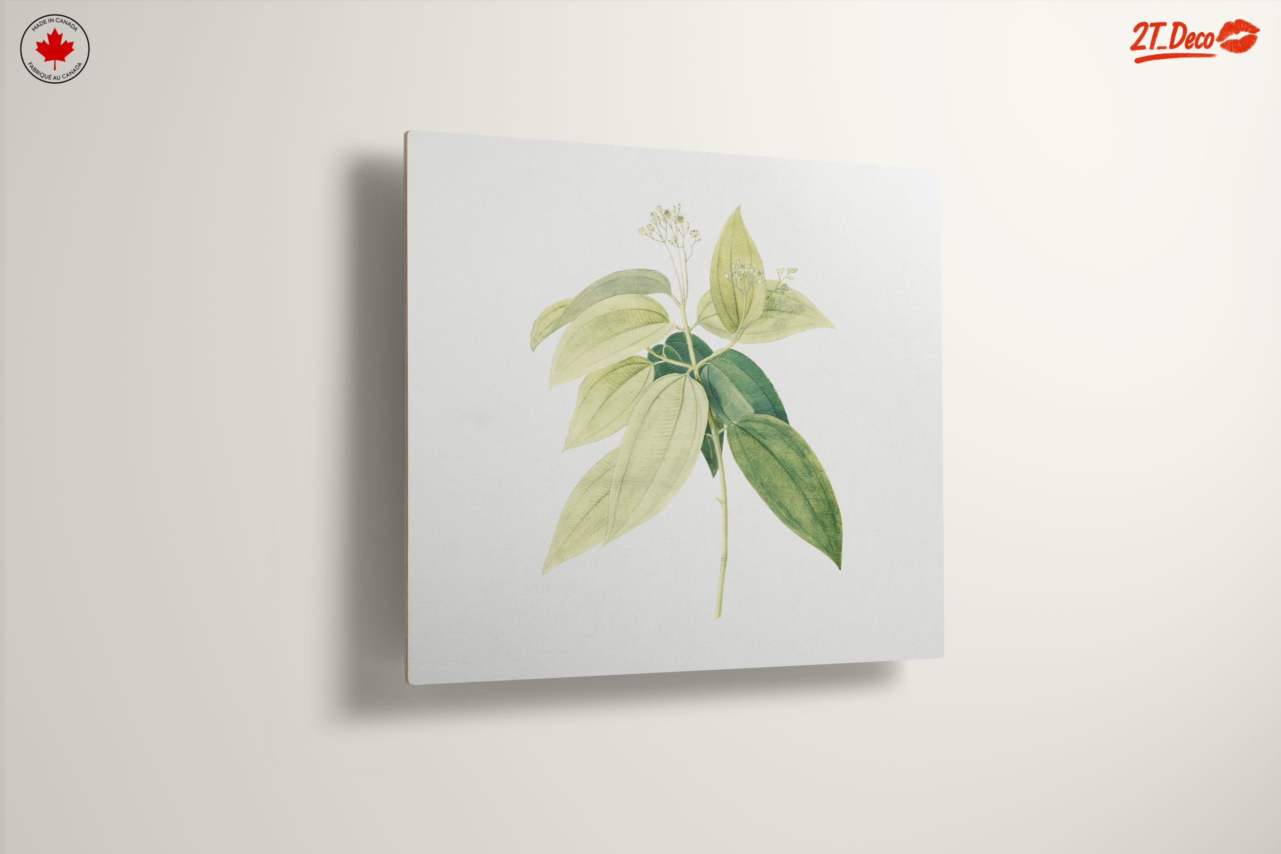 Delicate Botanical Leaf Artwork - Image 13