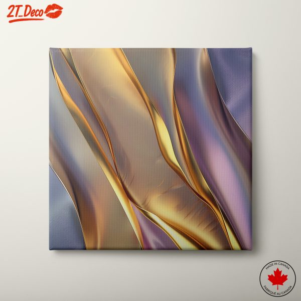 Luxurious Abstract Wave Art