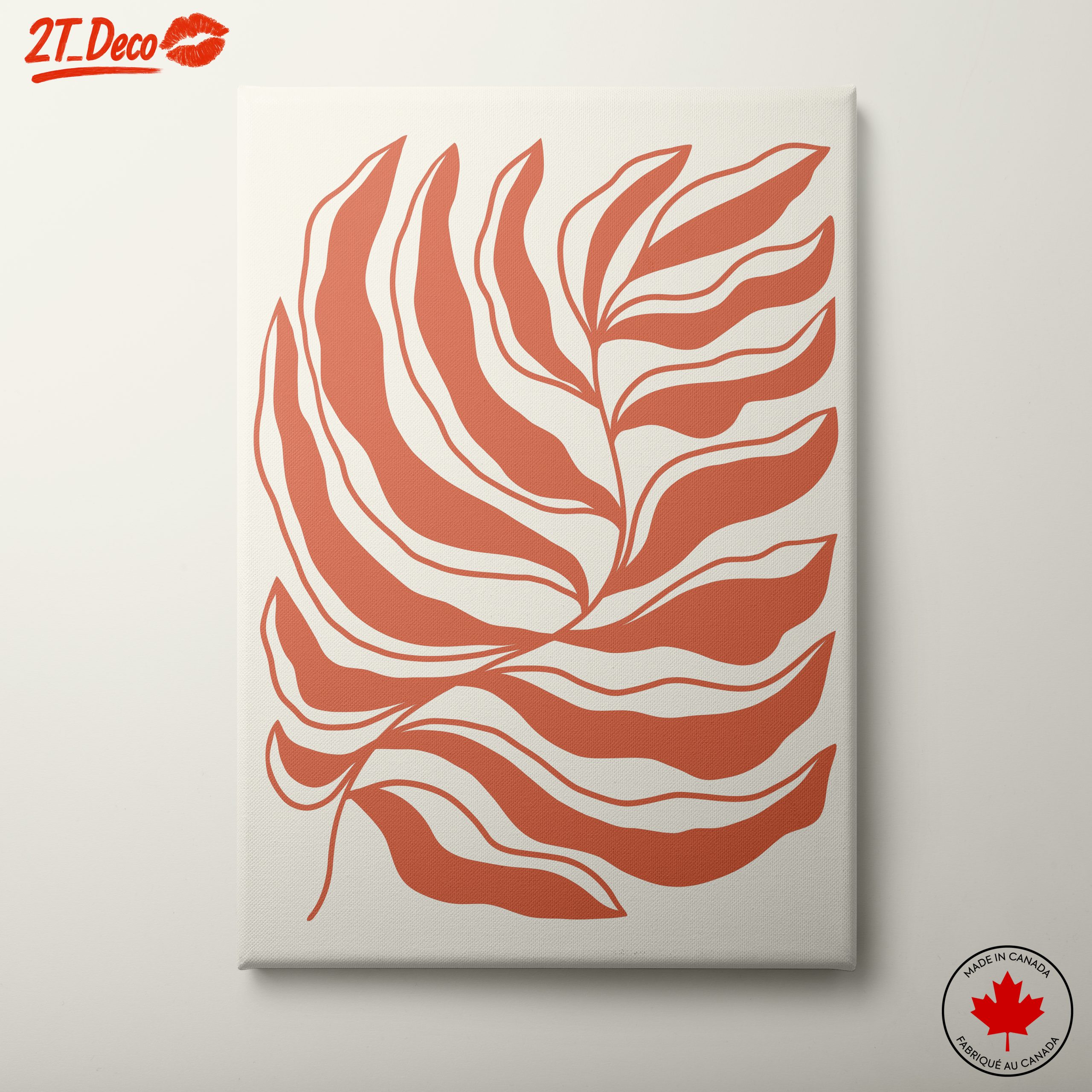 Stylized Floral Wall Art for Modern Decor