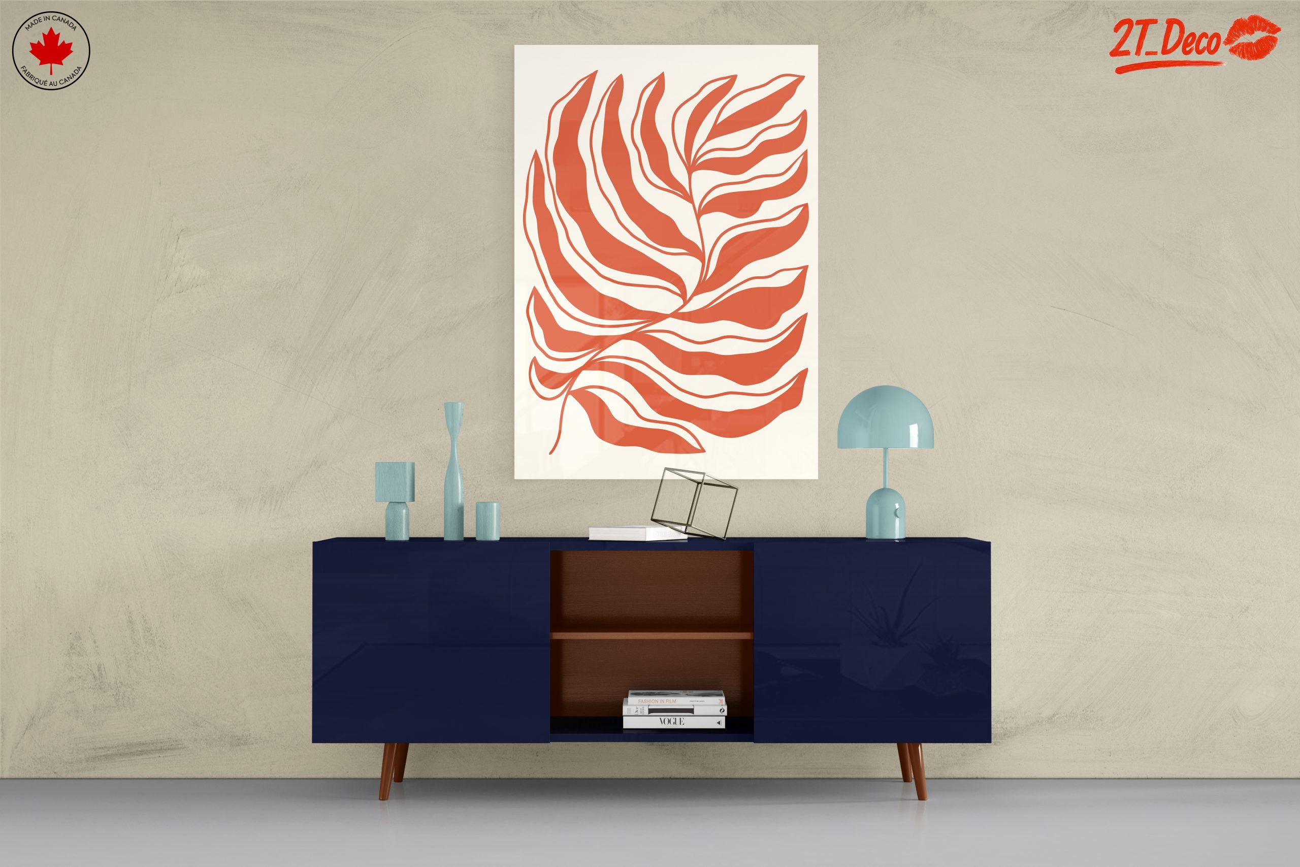 Stylized Floral Wall Art for Modern Decor - Image 8