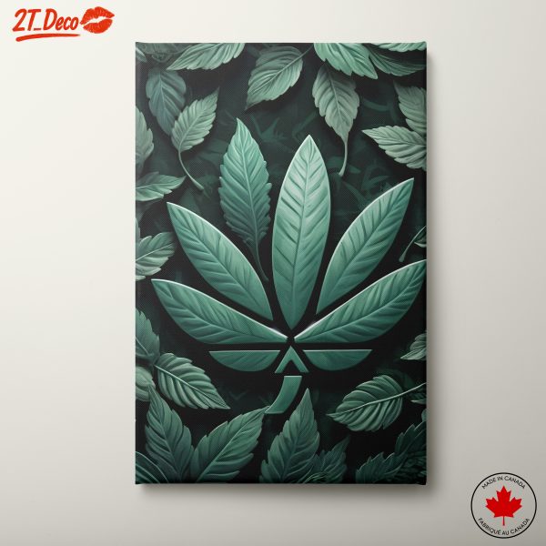 Stylized Leaf Artwork for Nature Lovers