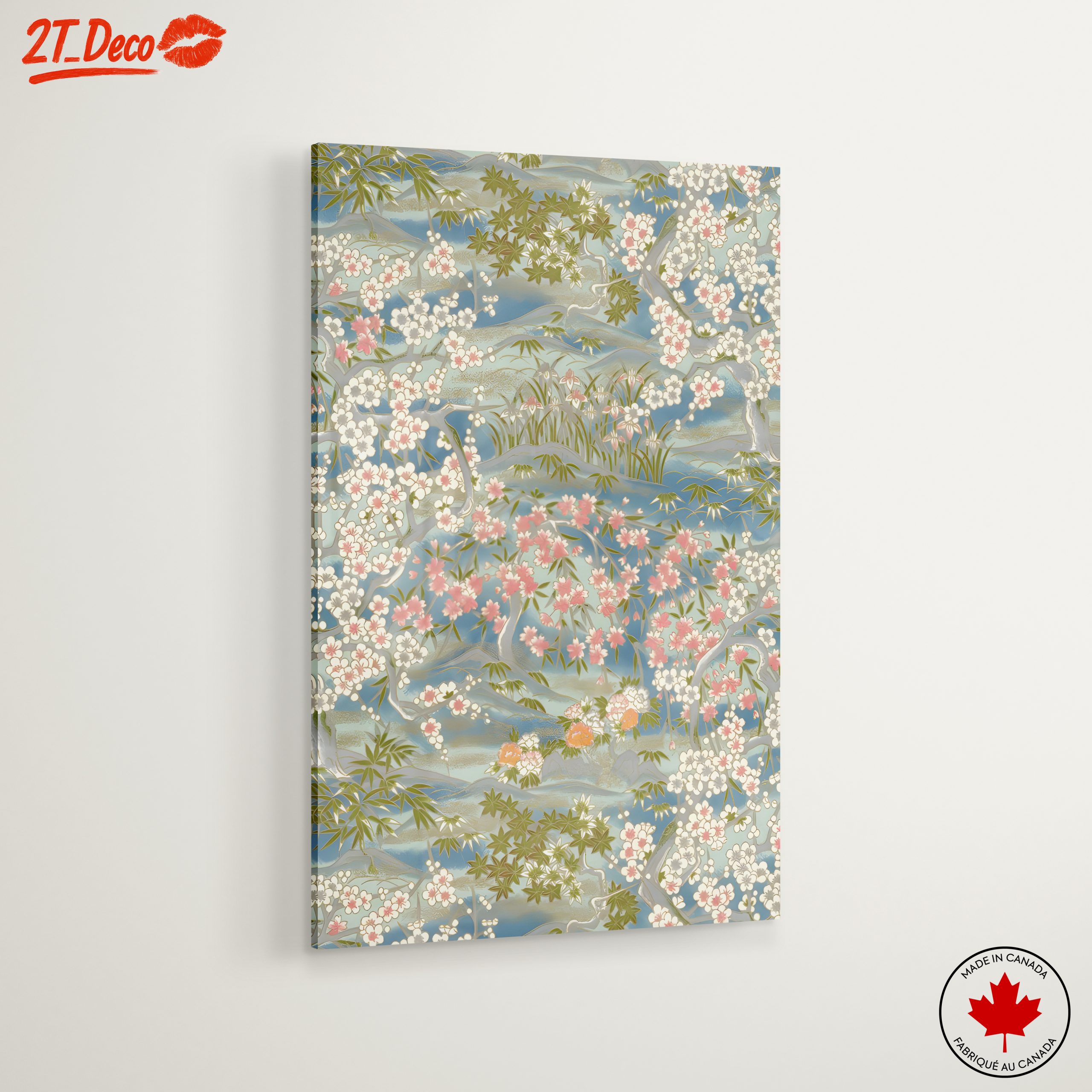 Botanical Landscape with Cherry Blossoms - Image 6