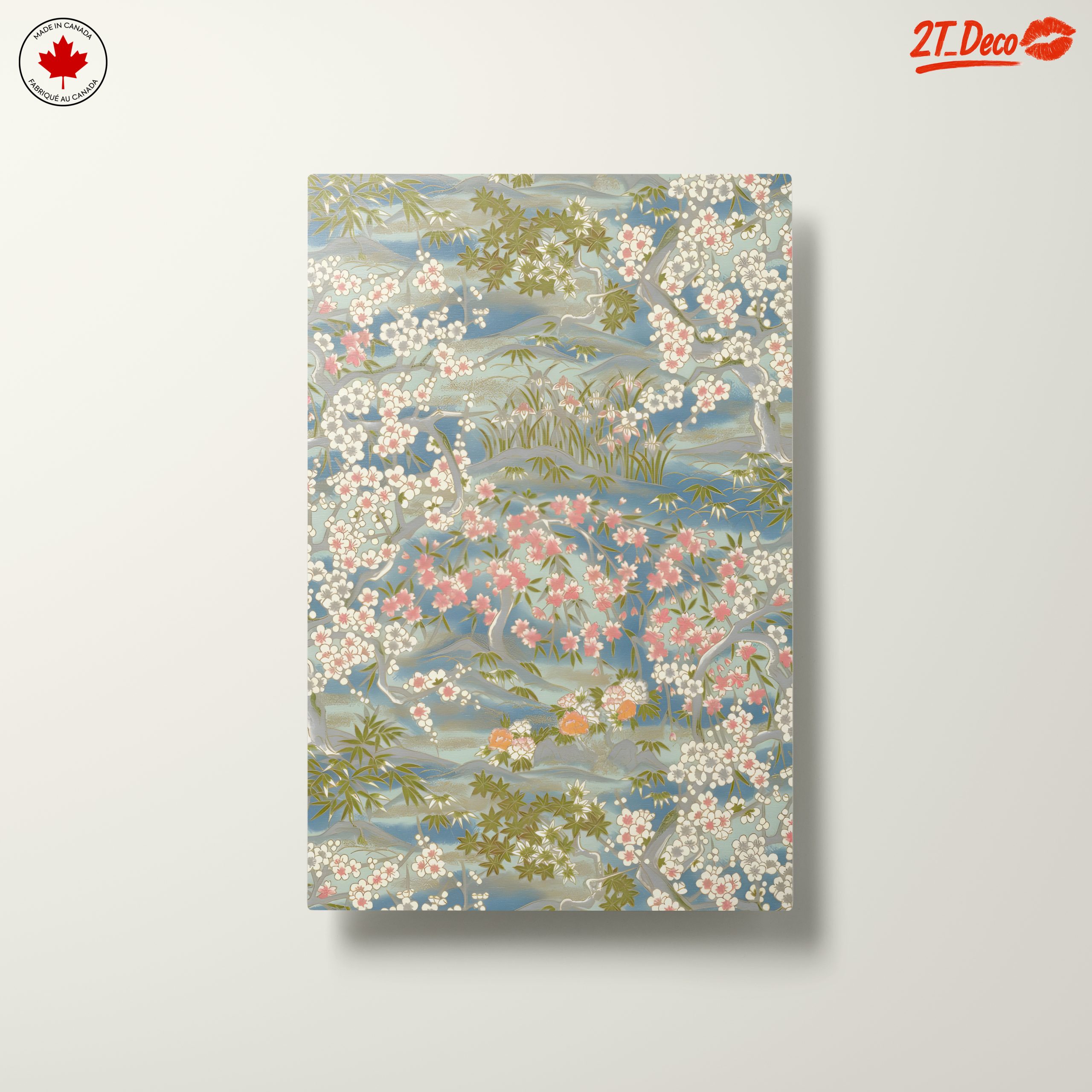 Botanical Landscape with Cherry Blossoms - Image 10