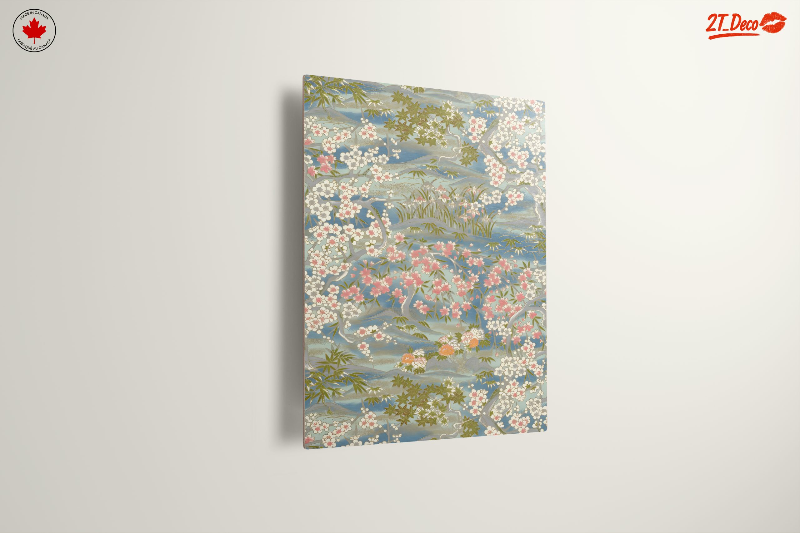 Botanical Landscape with Cherry Blossoms - Image 13
