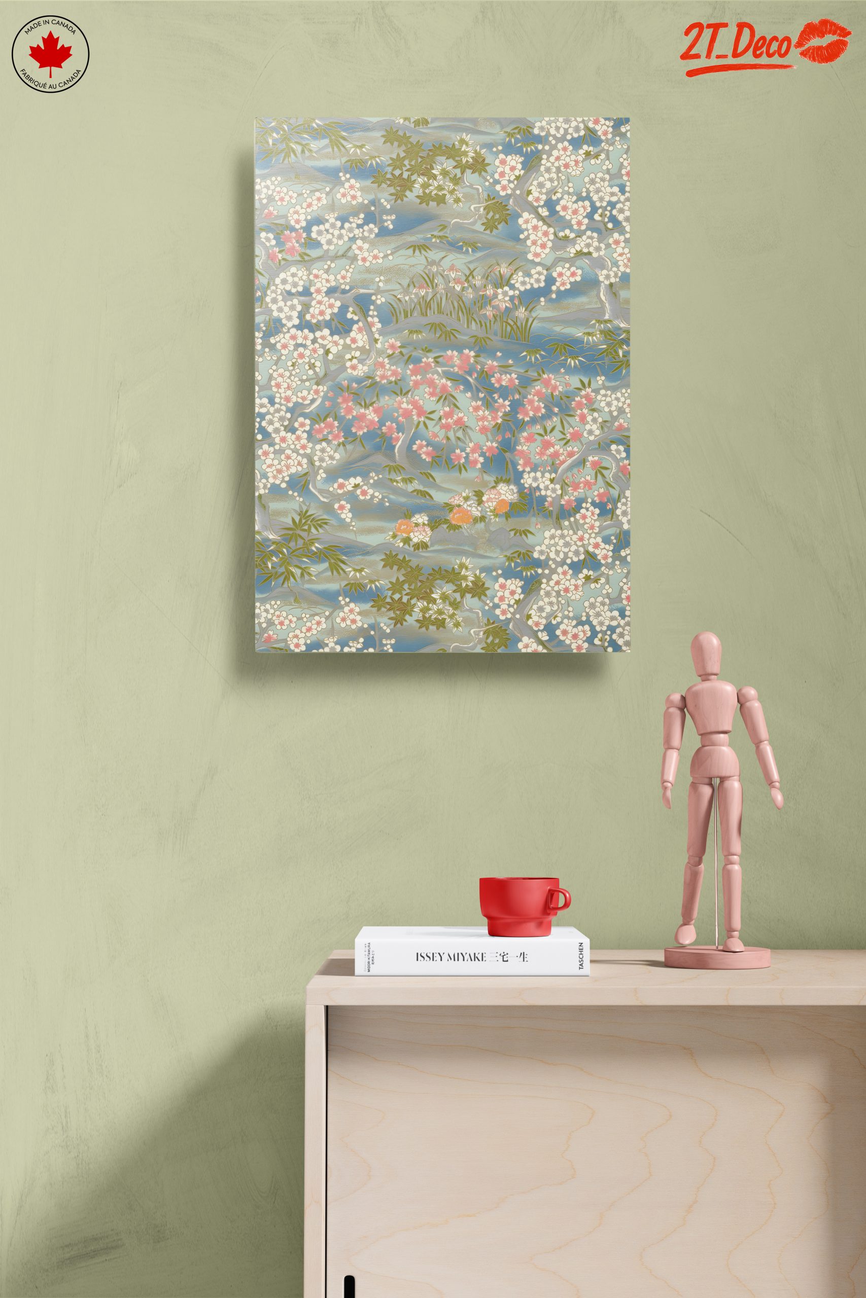 Botanical Landscape with Cherry Blossoms - Image 14