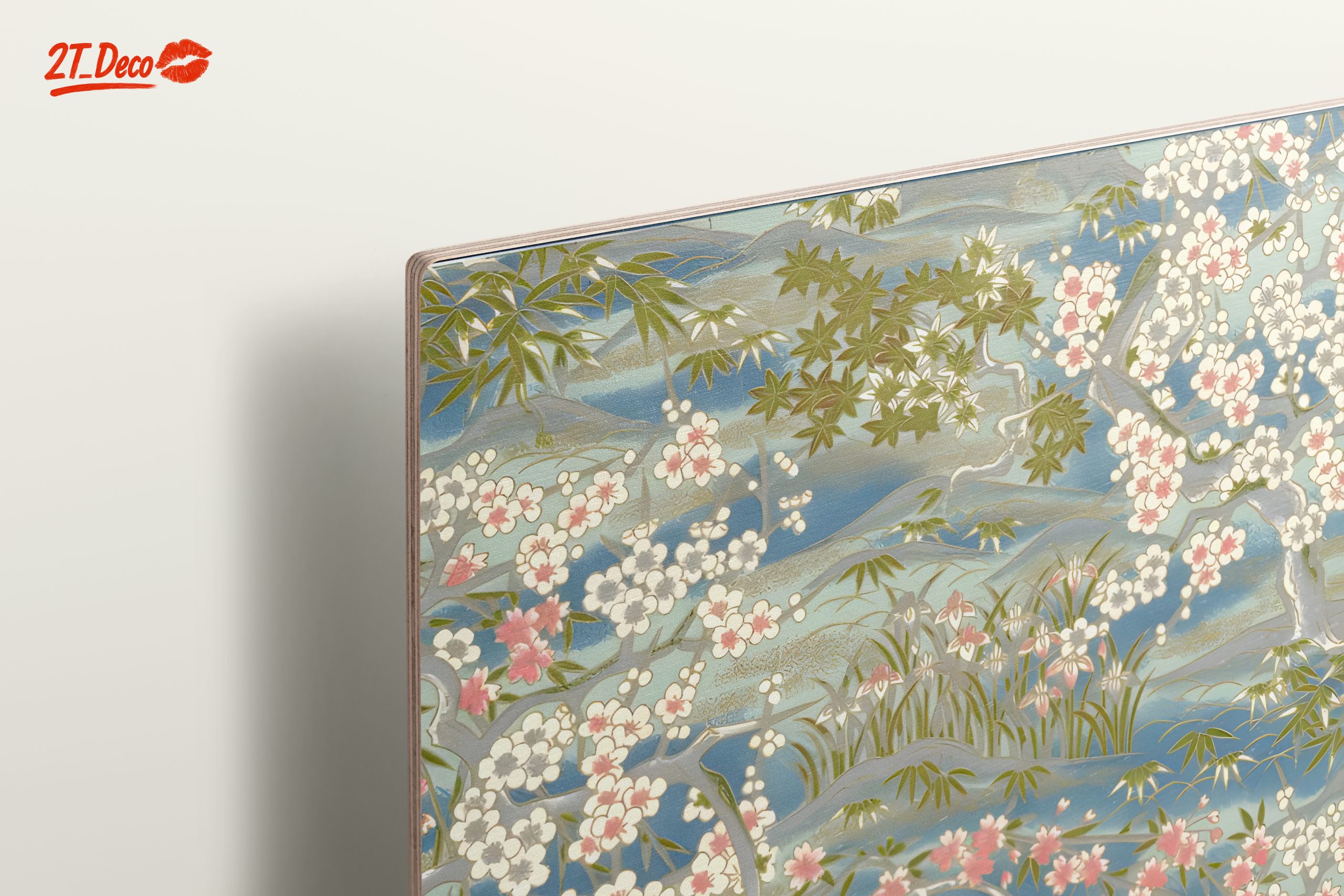 Botanical Landscape with Cherry Blossoms - Image 15