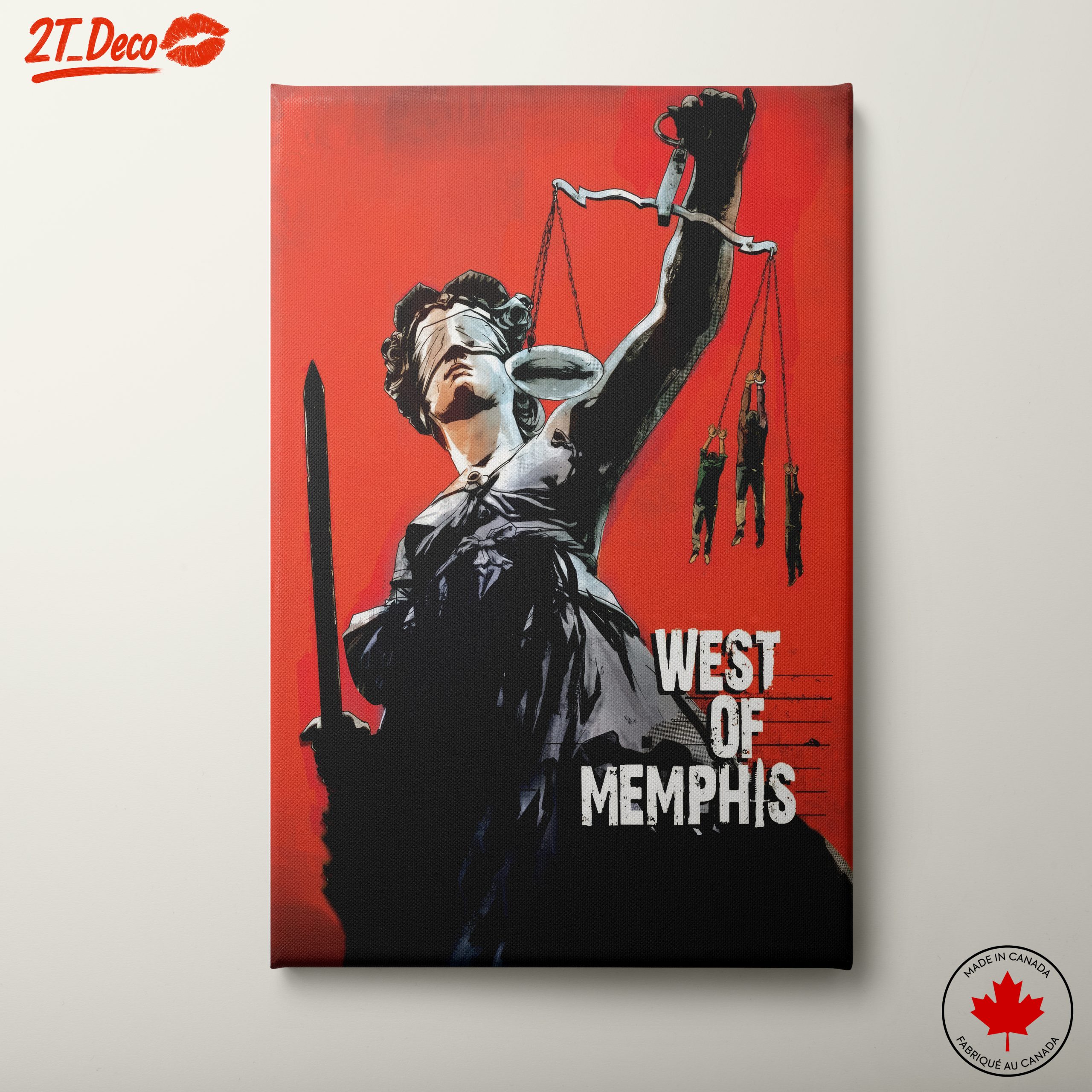 Powerful Justice Illustration - West of Memphis