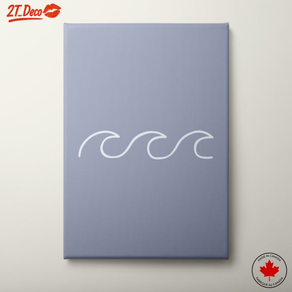 Minimal Wave Artwork for Contemporary Interiors