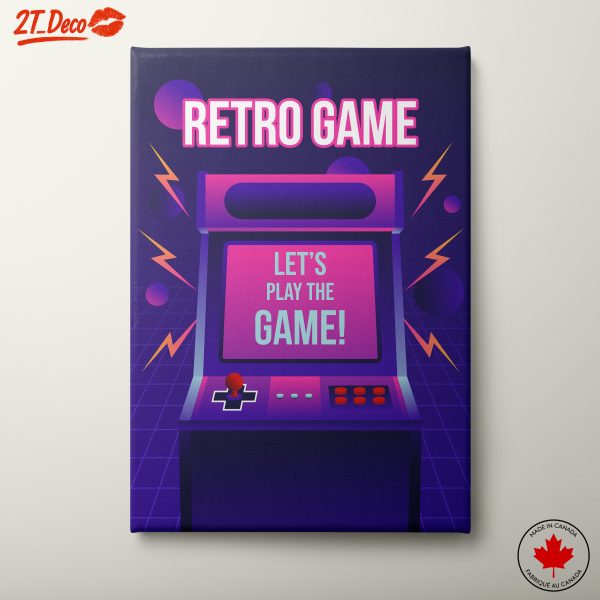 Retro Gaming Arcade Artwork