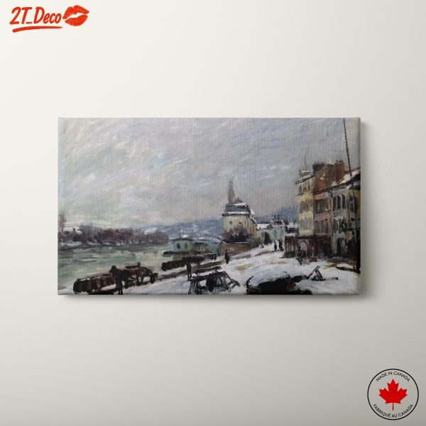 Winter Riverside Landscape