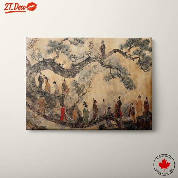 Elegant Historical Chinese Art Scene
