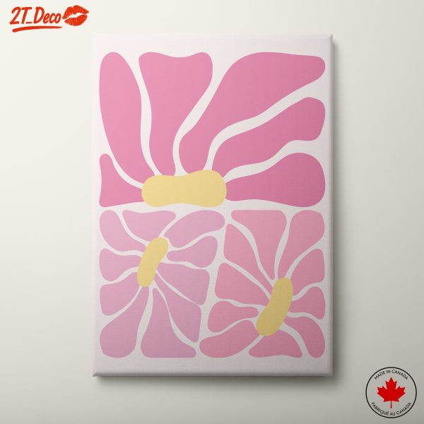 Pink Abstract Floral Design