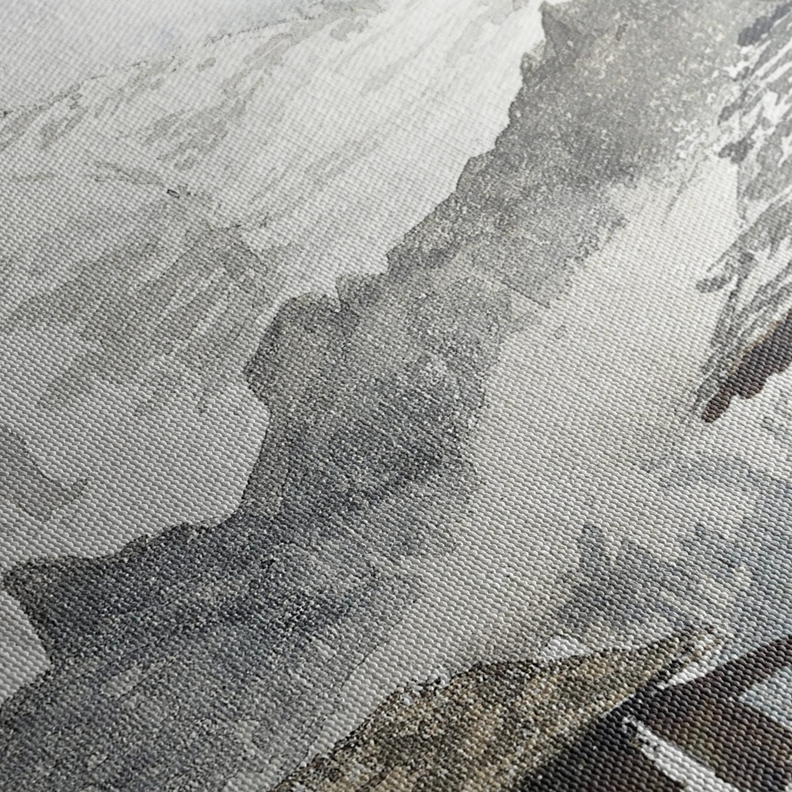 Mountain Landscape with Rustic Cabins - Image 5