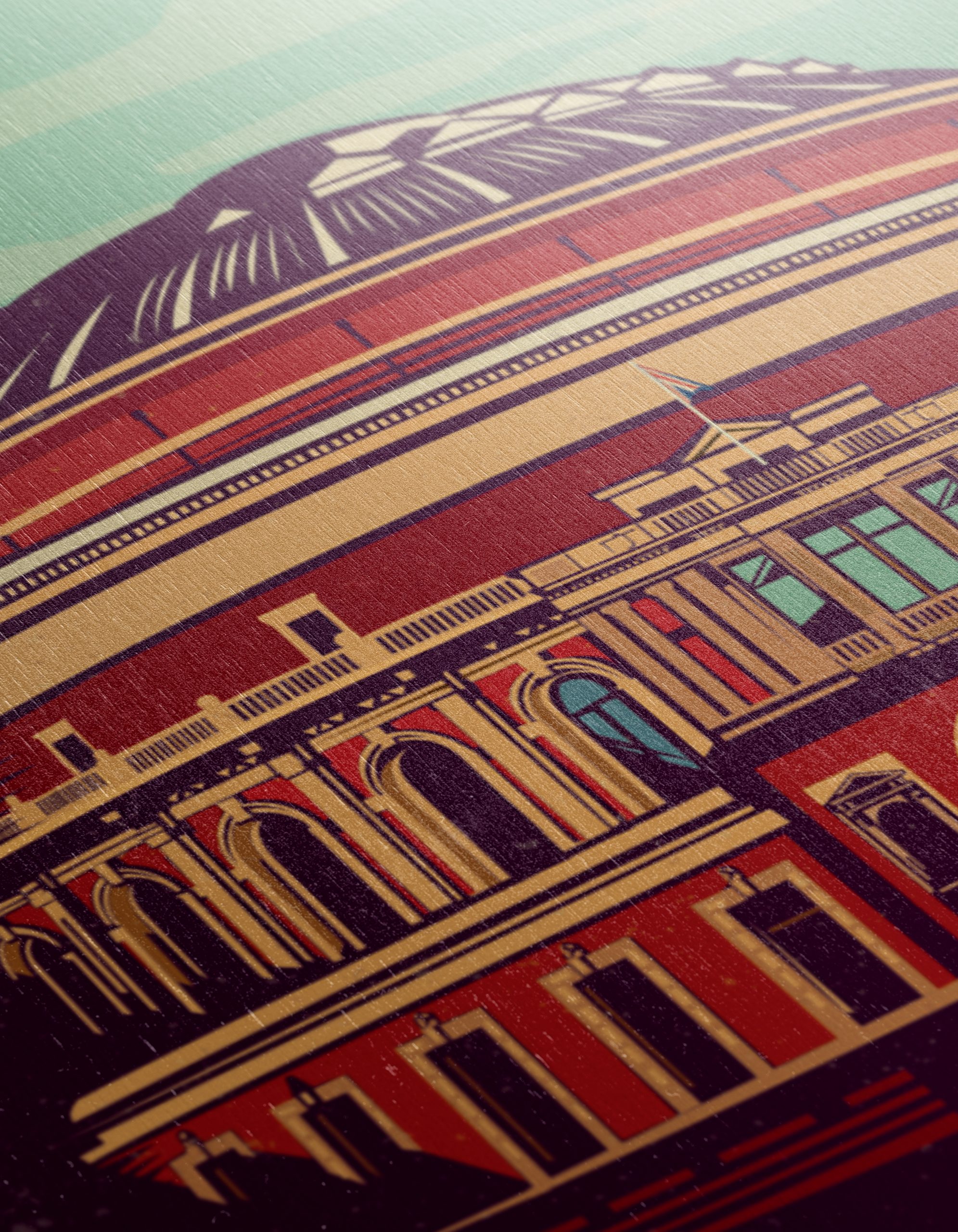 Royal Albert Hall Architectural Art - Image 12