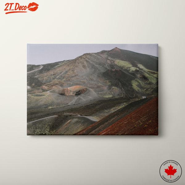 Stunning Volcanic Landscape in Dramatic Colors