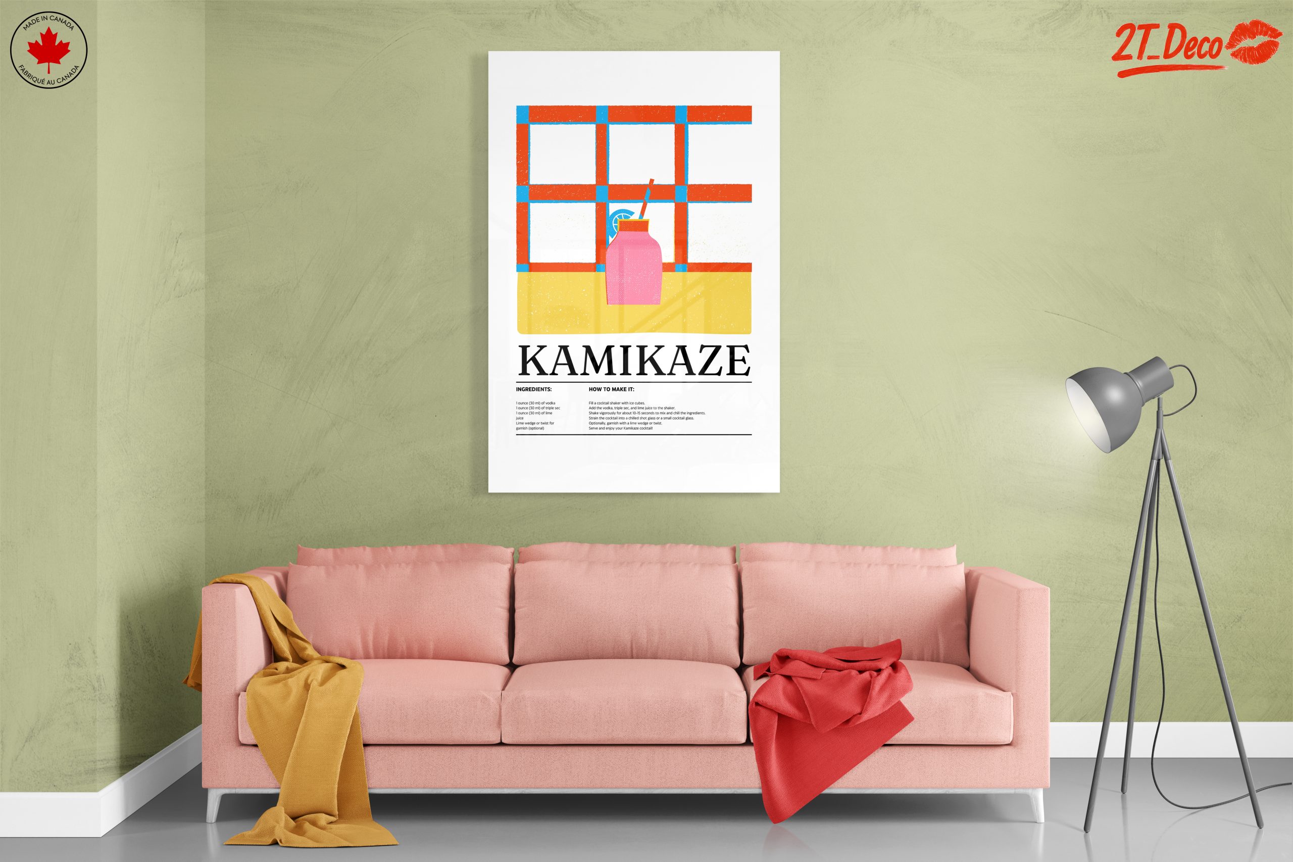 Colorful Kamikaze Cocktail Art - Image 7
