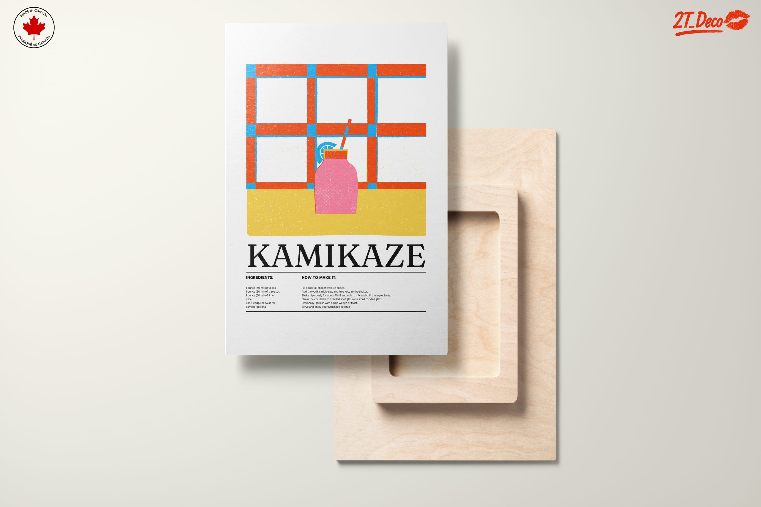 Colorful Kamikaze Cocktail Art - Image 11