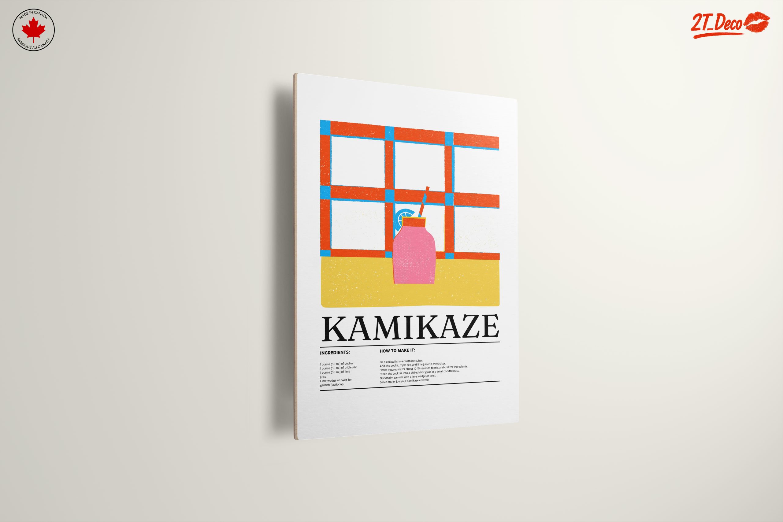 Colorful Kamikaze Cocktail Art - Image 13