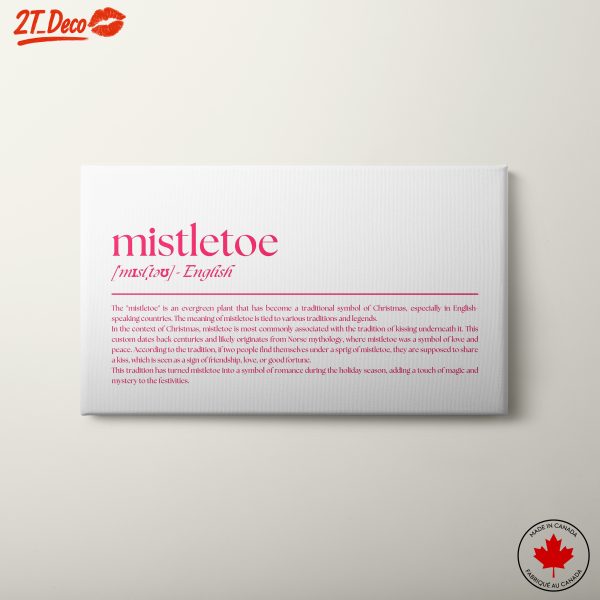 Mistletoe Symbol of Christmas Tradition