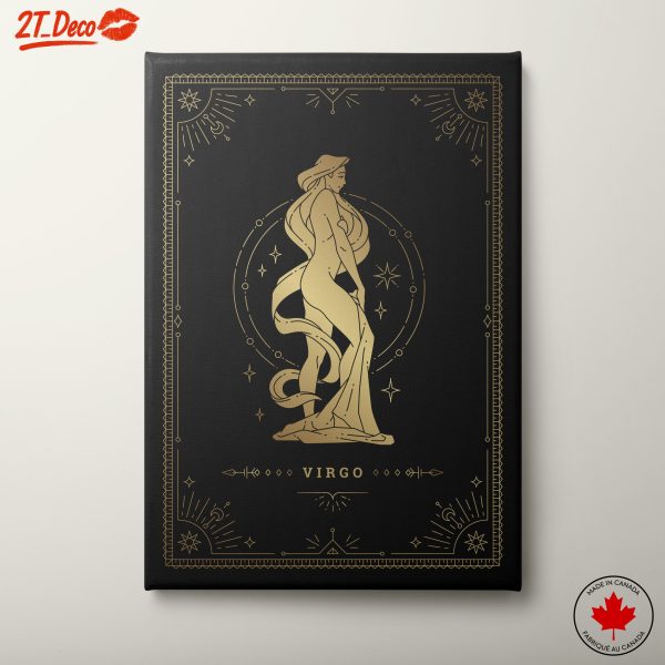 Stylized Virgo Zodiac Sign