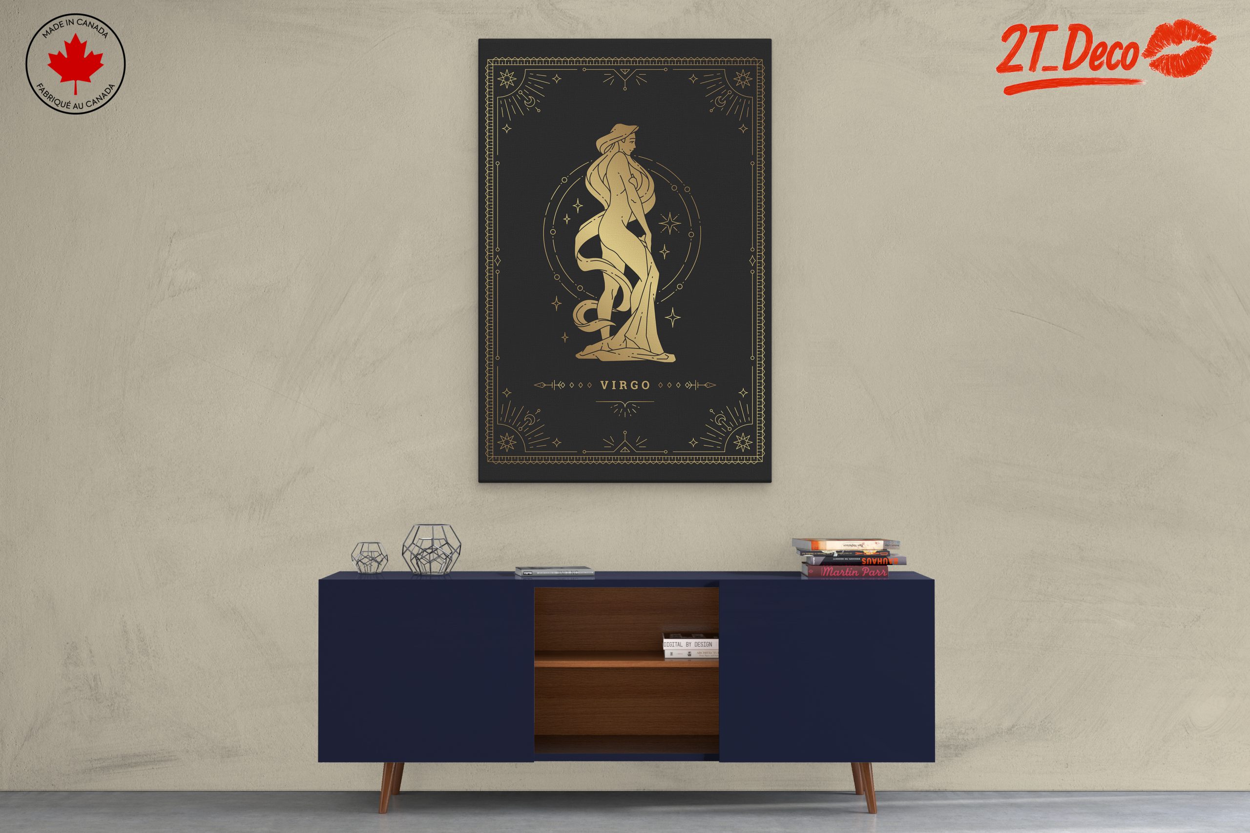 Stylized Virgo Zodiac Sign - Image 3
