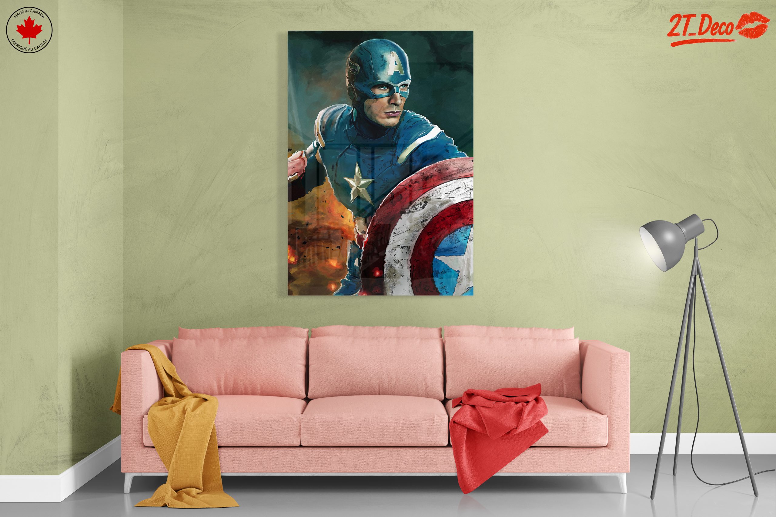 Dynamic Captain America Art Featuring His Shield - Image 7