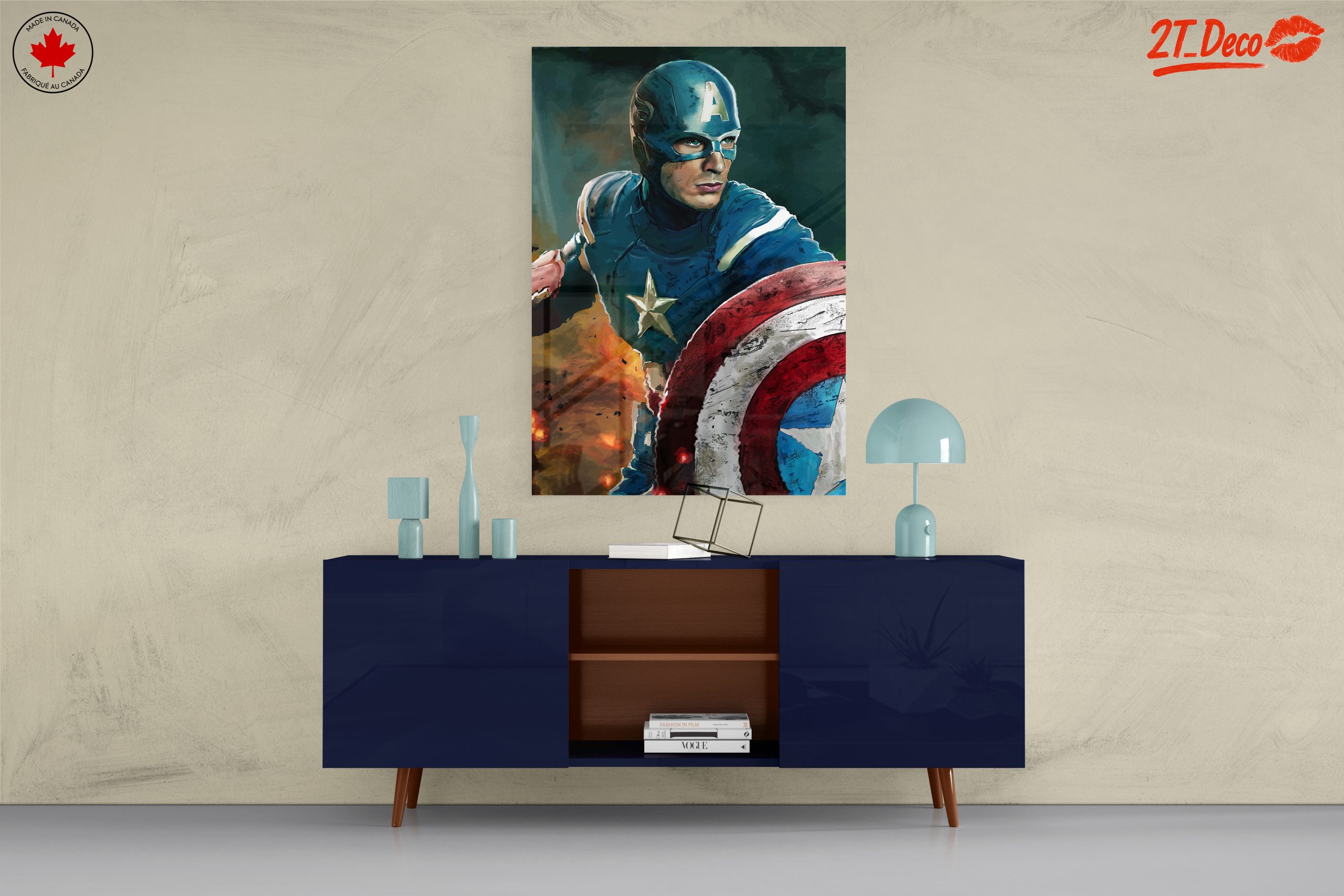 Dynamic Captain America Art Featuring His Shield - Image 8