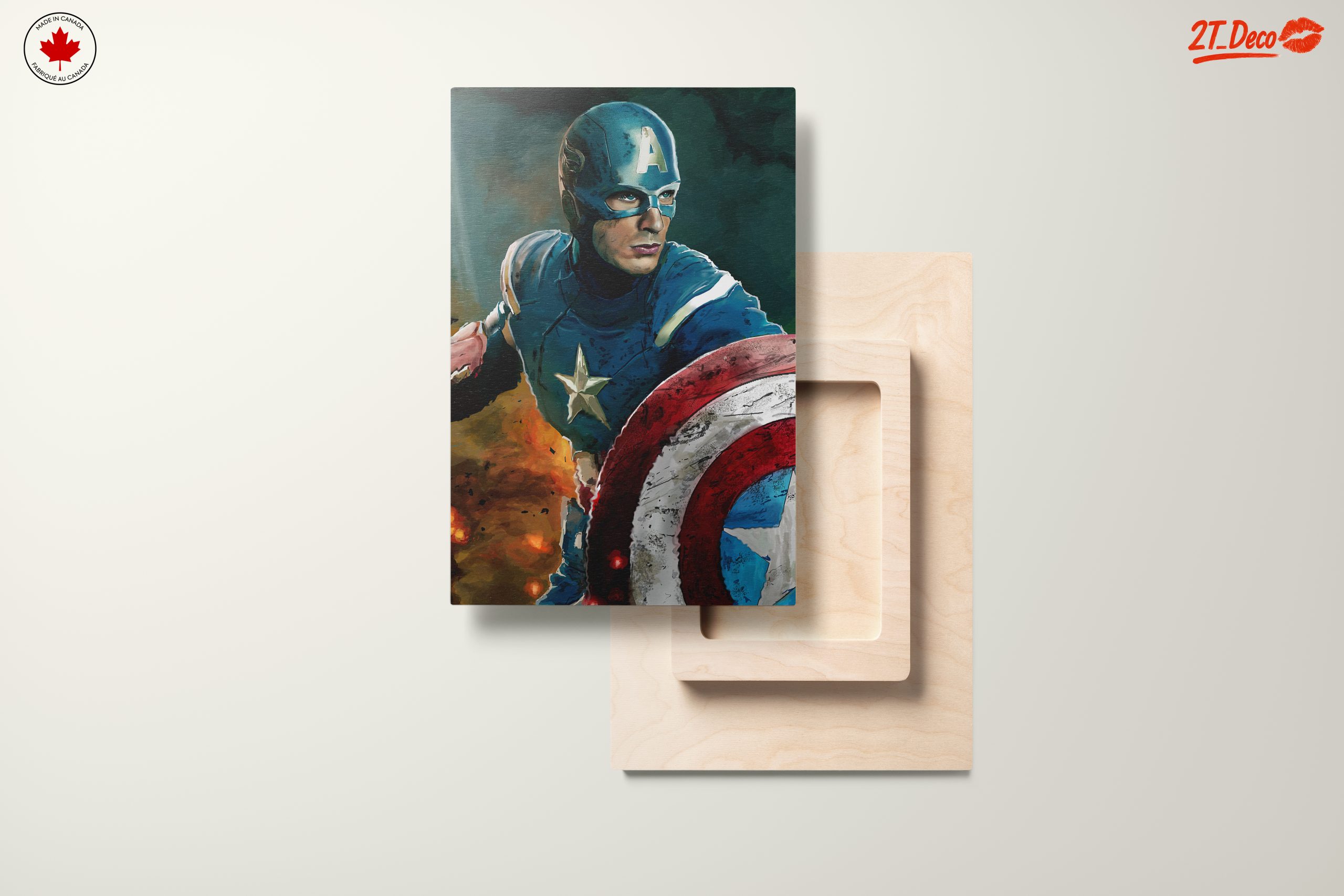 Dynamic Captain America Art Featuring His Shield - Image 11
