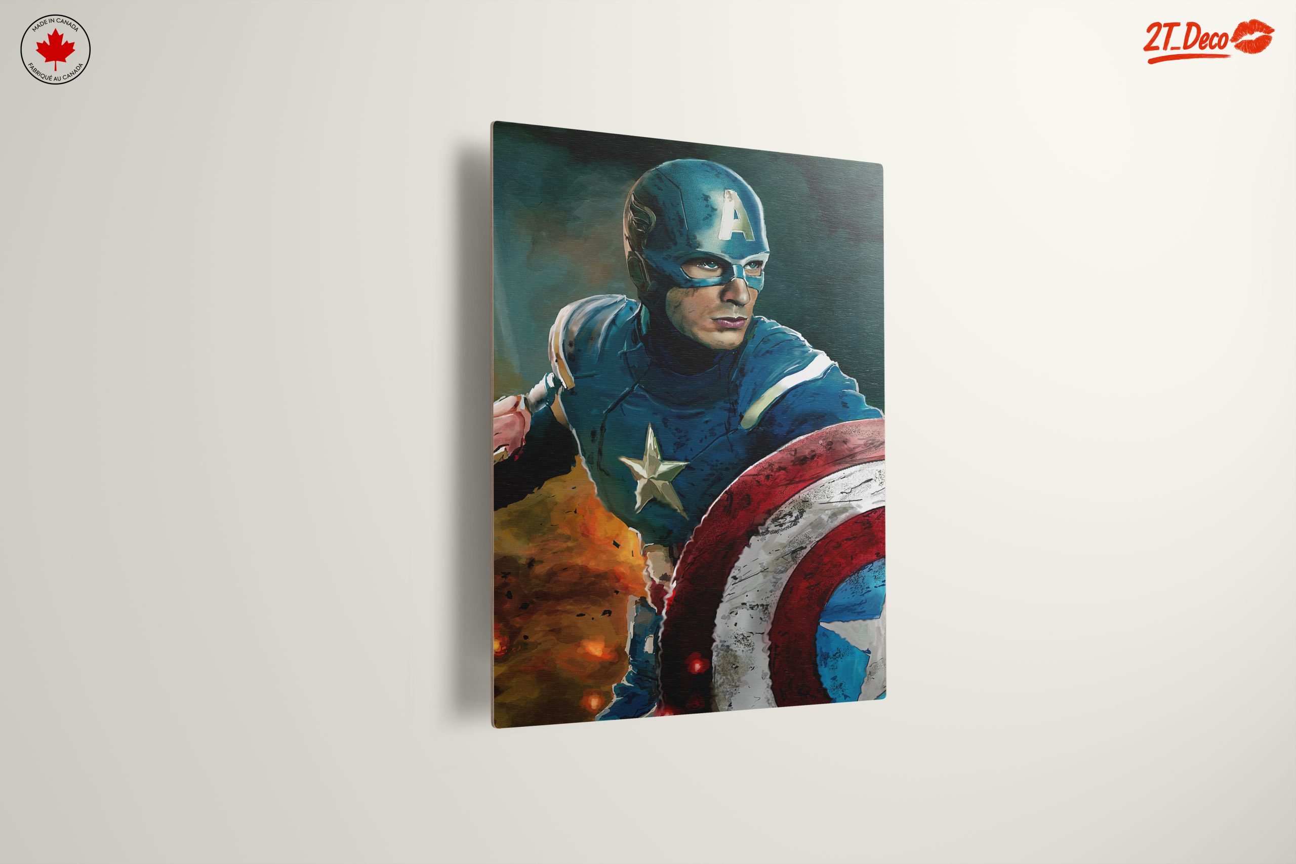 Dynamic Captain America Art Featuring His Shield - Image 13
