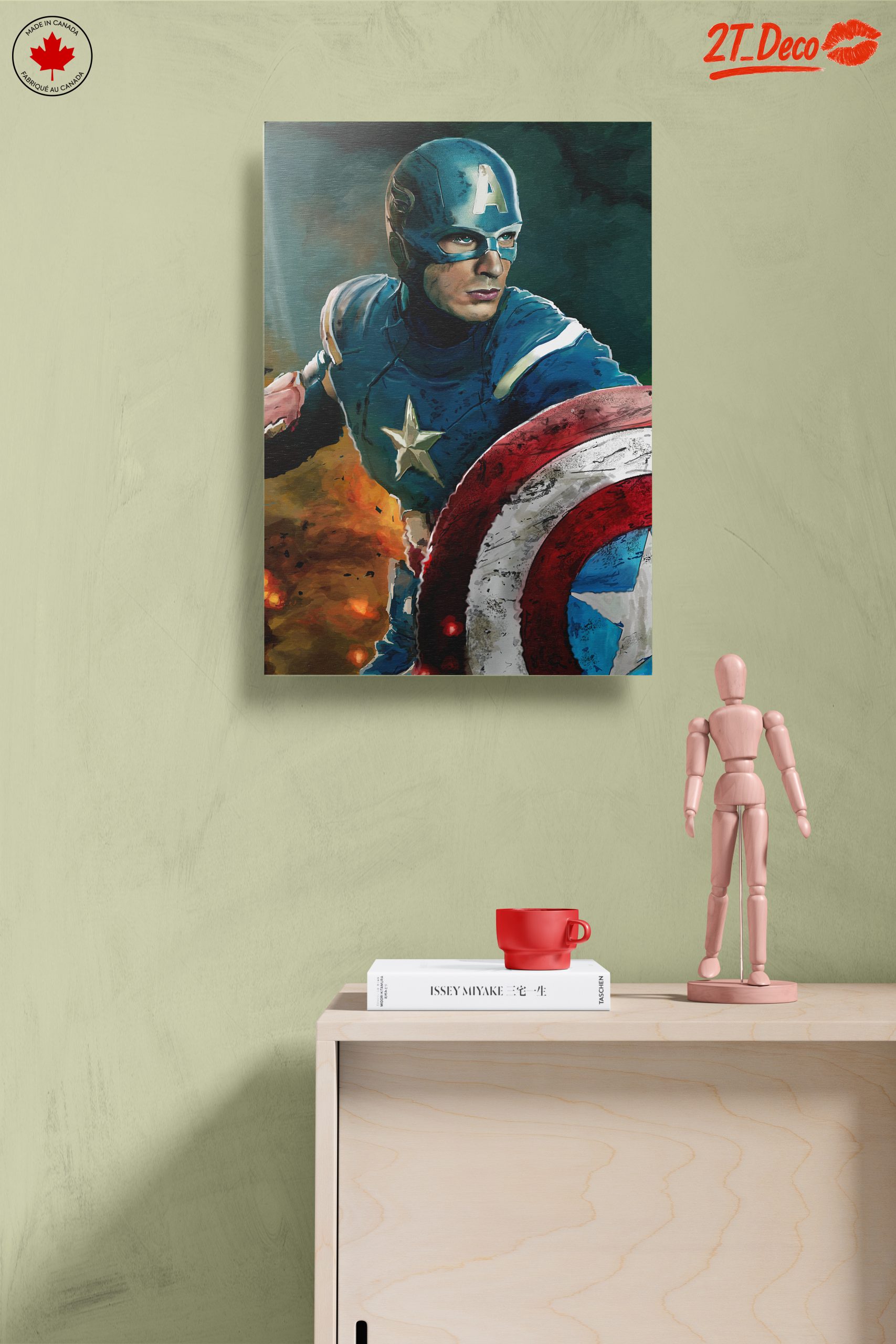 Dynamic Captain America Art Featuring His Shield - Image 14