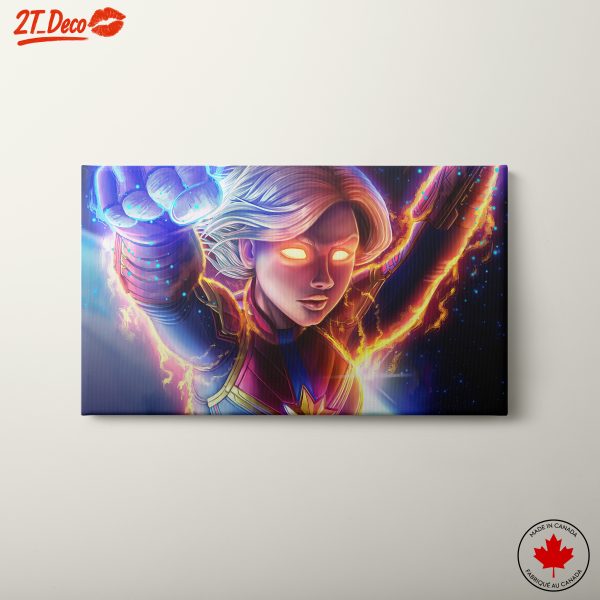 Captain Marvel in Cosmic Action