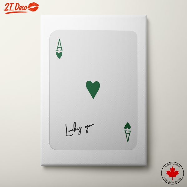 Ace of Hearts Playing Card Design