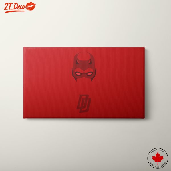 Daredevil Superhero Art Red Background